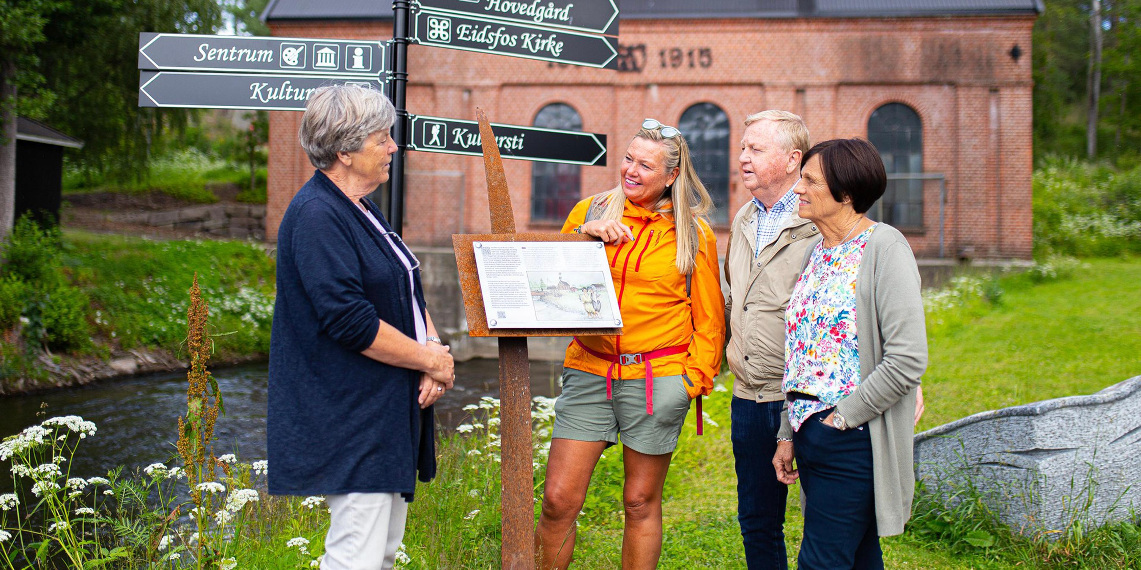 Omvisning på Eidsfoss Jernverk nær Holmestrand i Vestfold