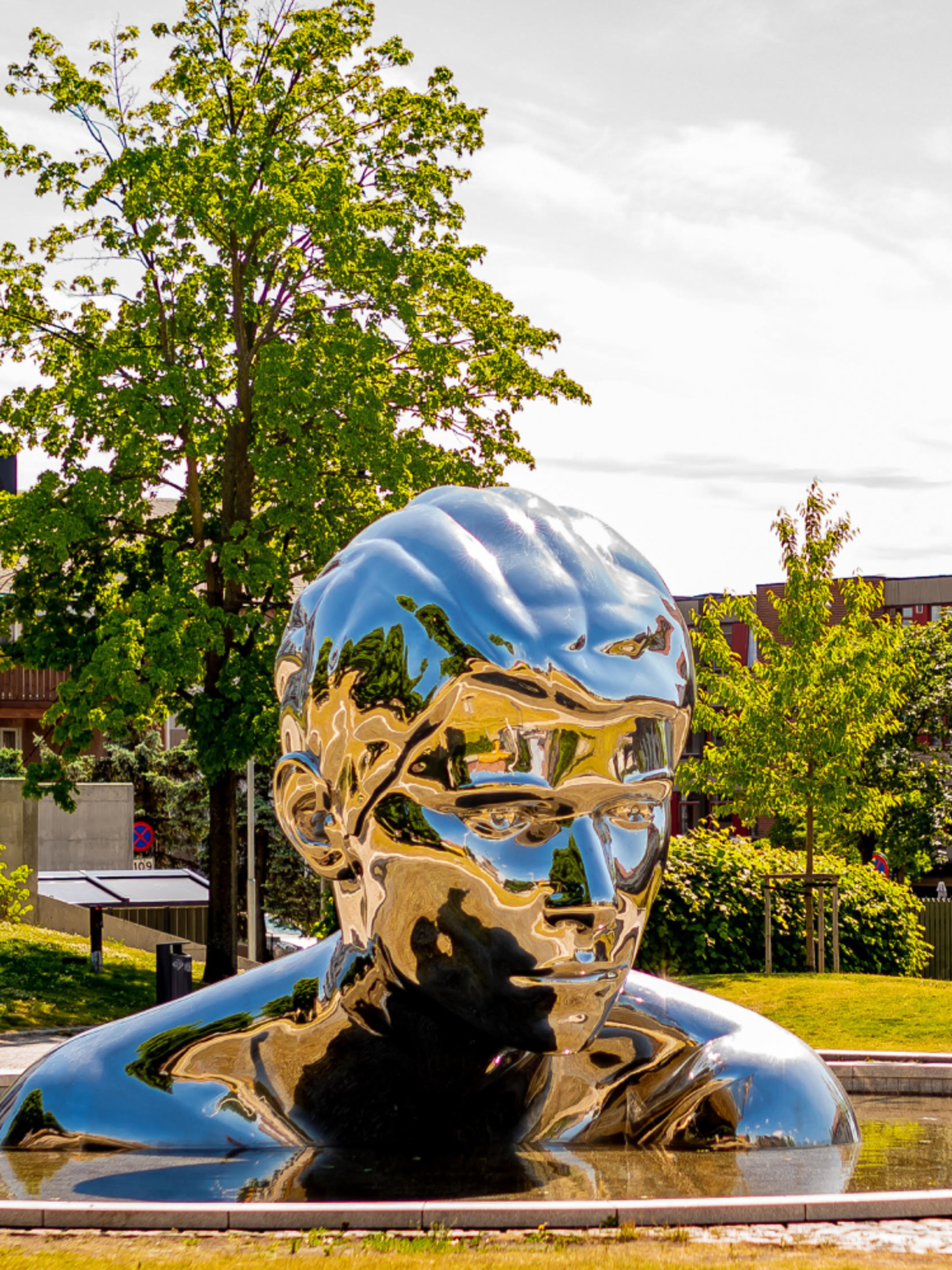 Cool sculpture in Sarpsborg