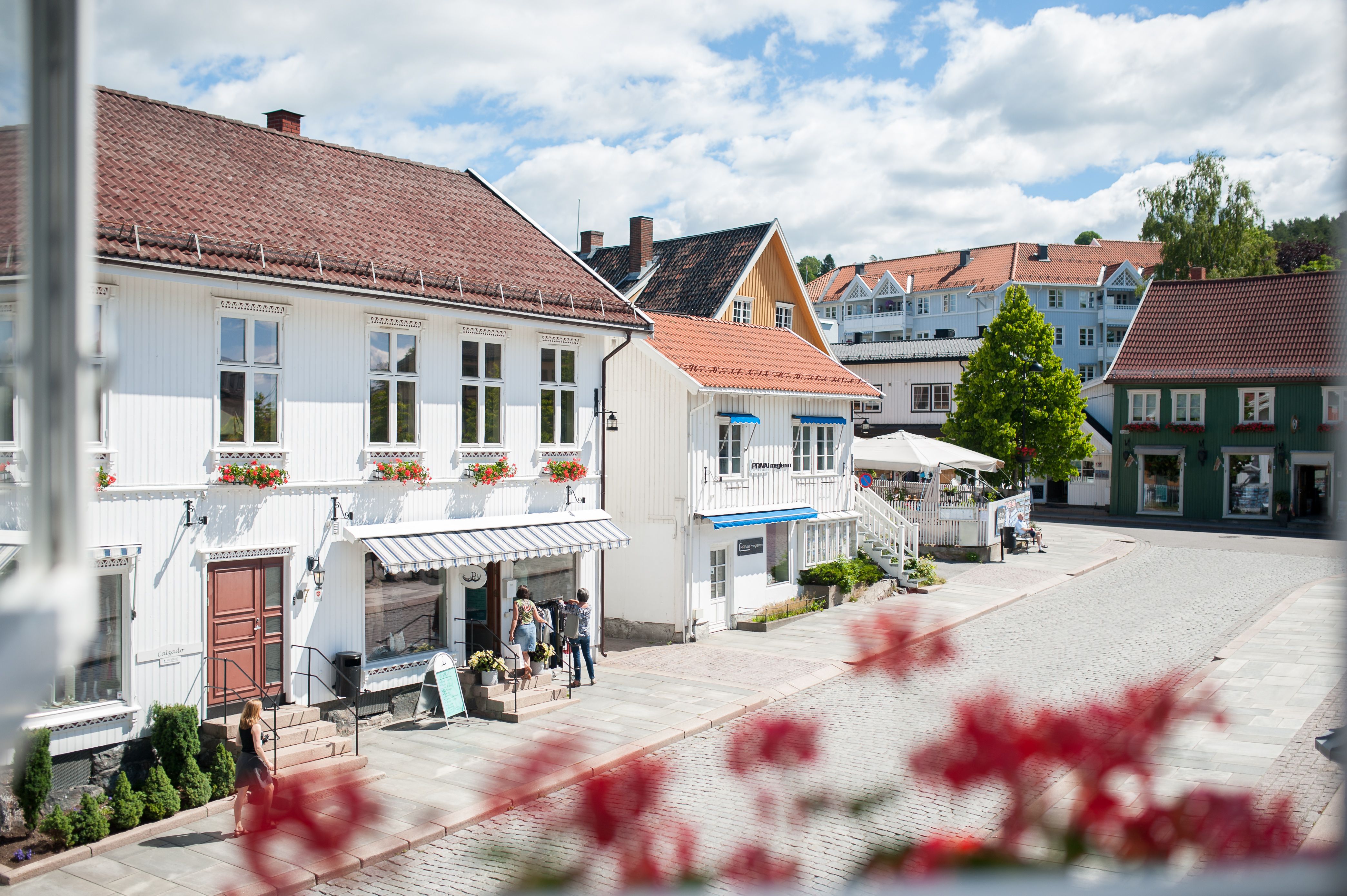 The summer town of Drøbak in Follo