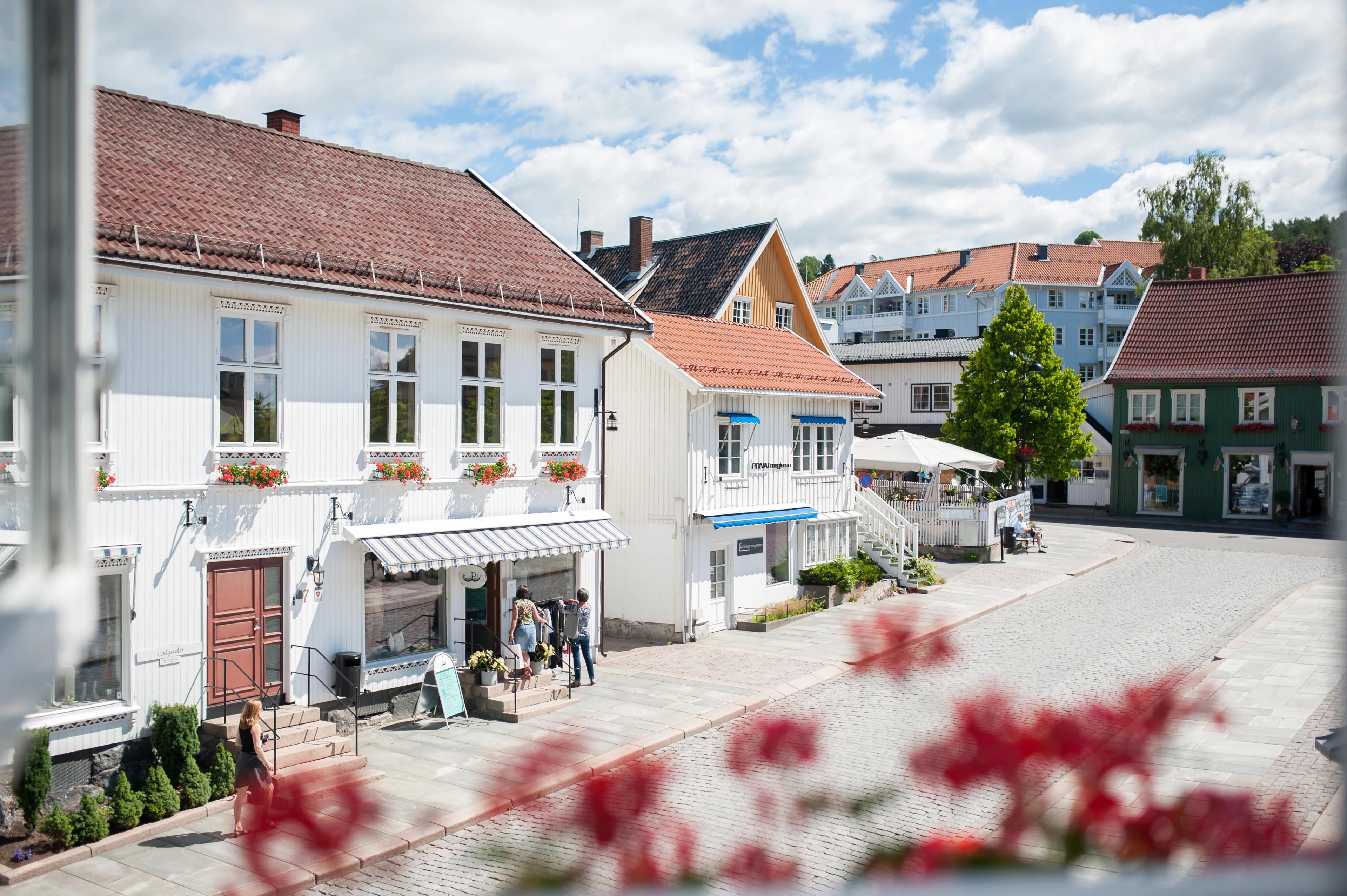 The summer town of Drøbak in Follo