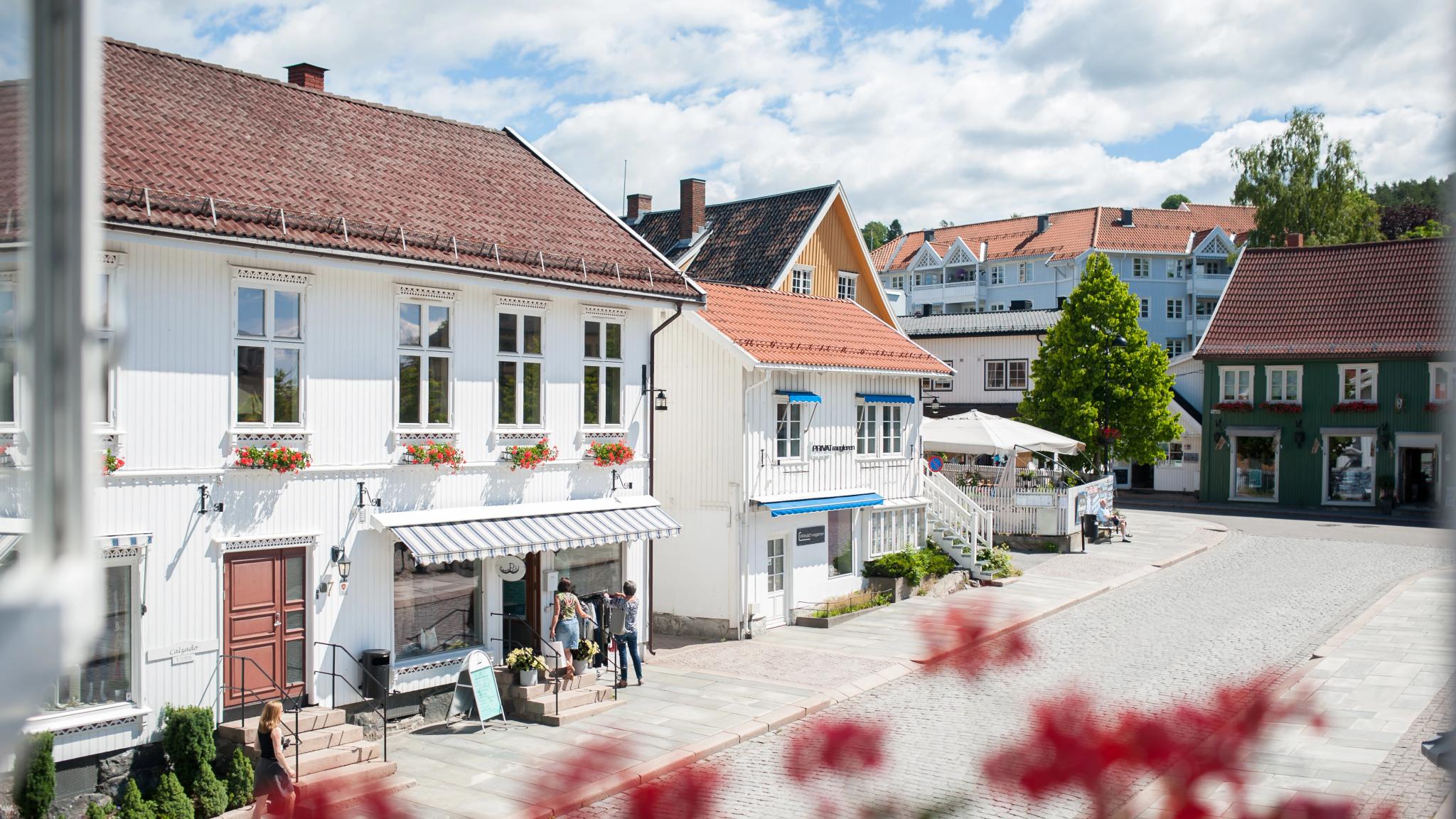 The summer town of Drøbak in Follo