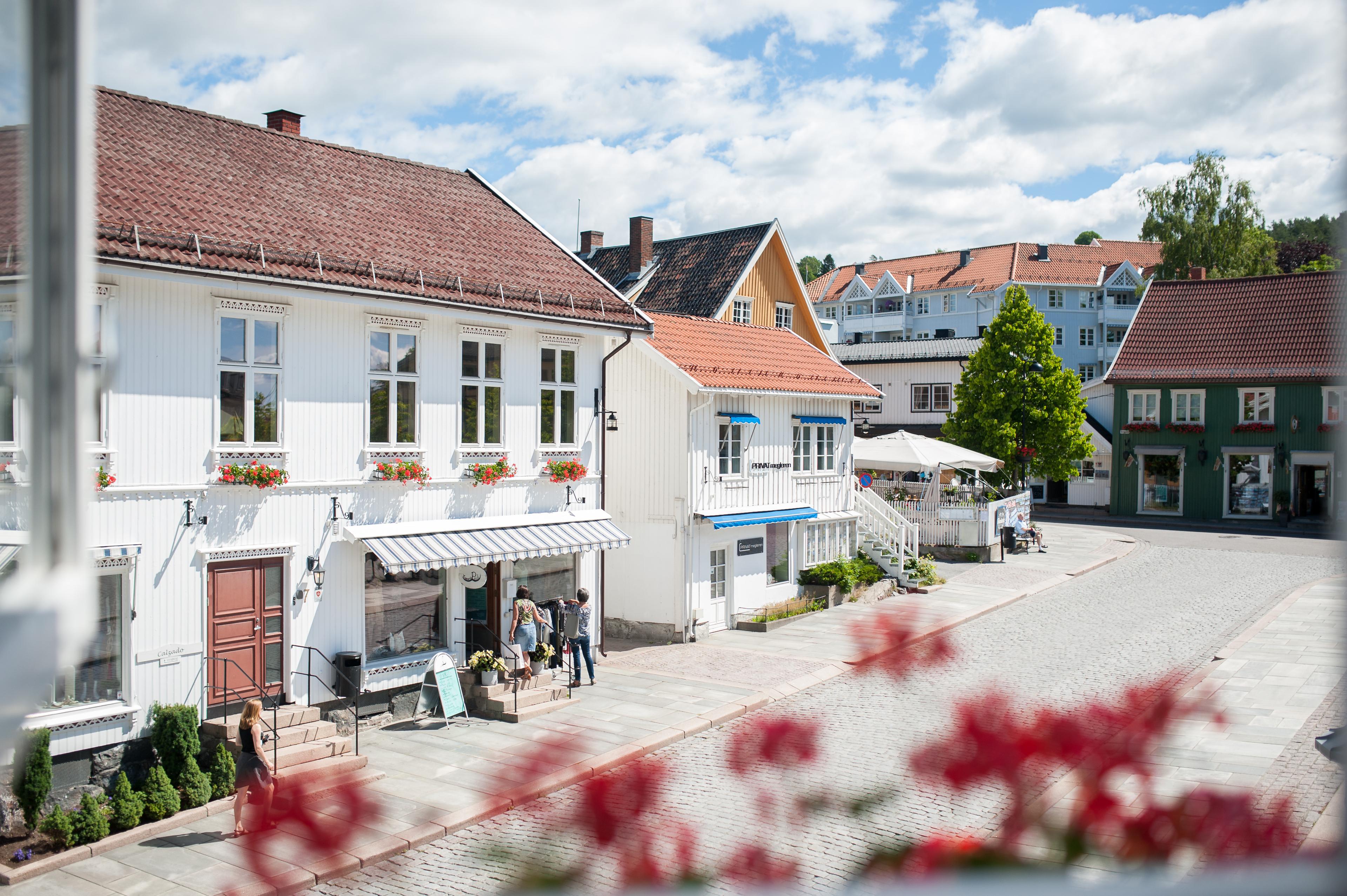 The summer town of Drøbak in Follo