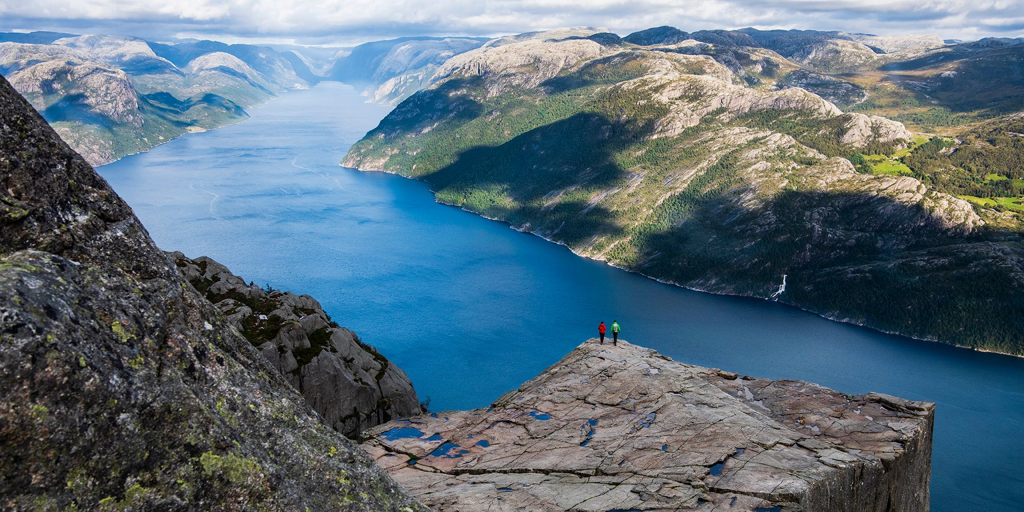 The Pulpit Rock and Lysefjorden in Ryfylke, Fjord Norway