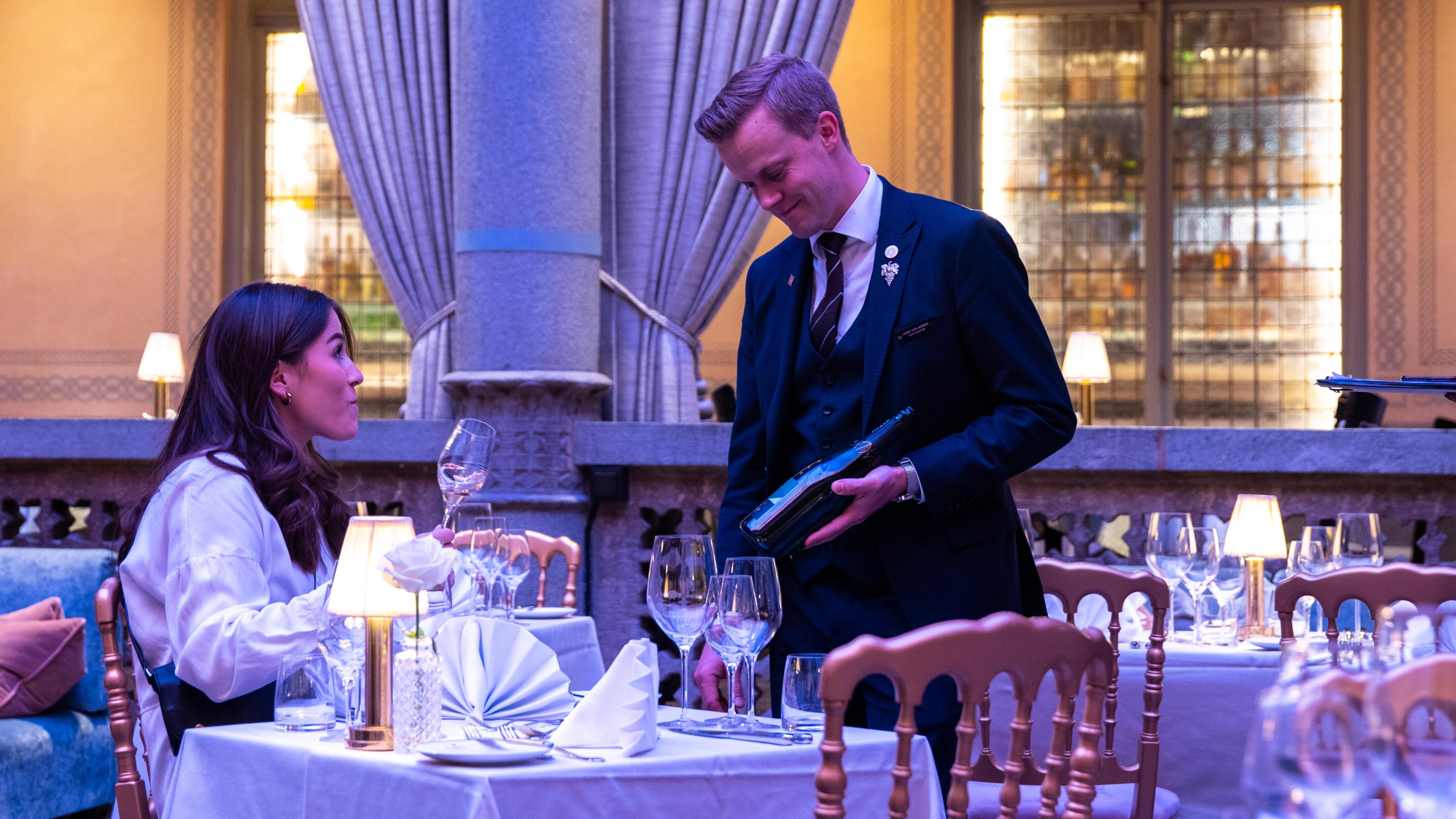 Chef Live at Palmehaven restaurant at Hotel Britannia in Trondheim, Trøndelag