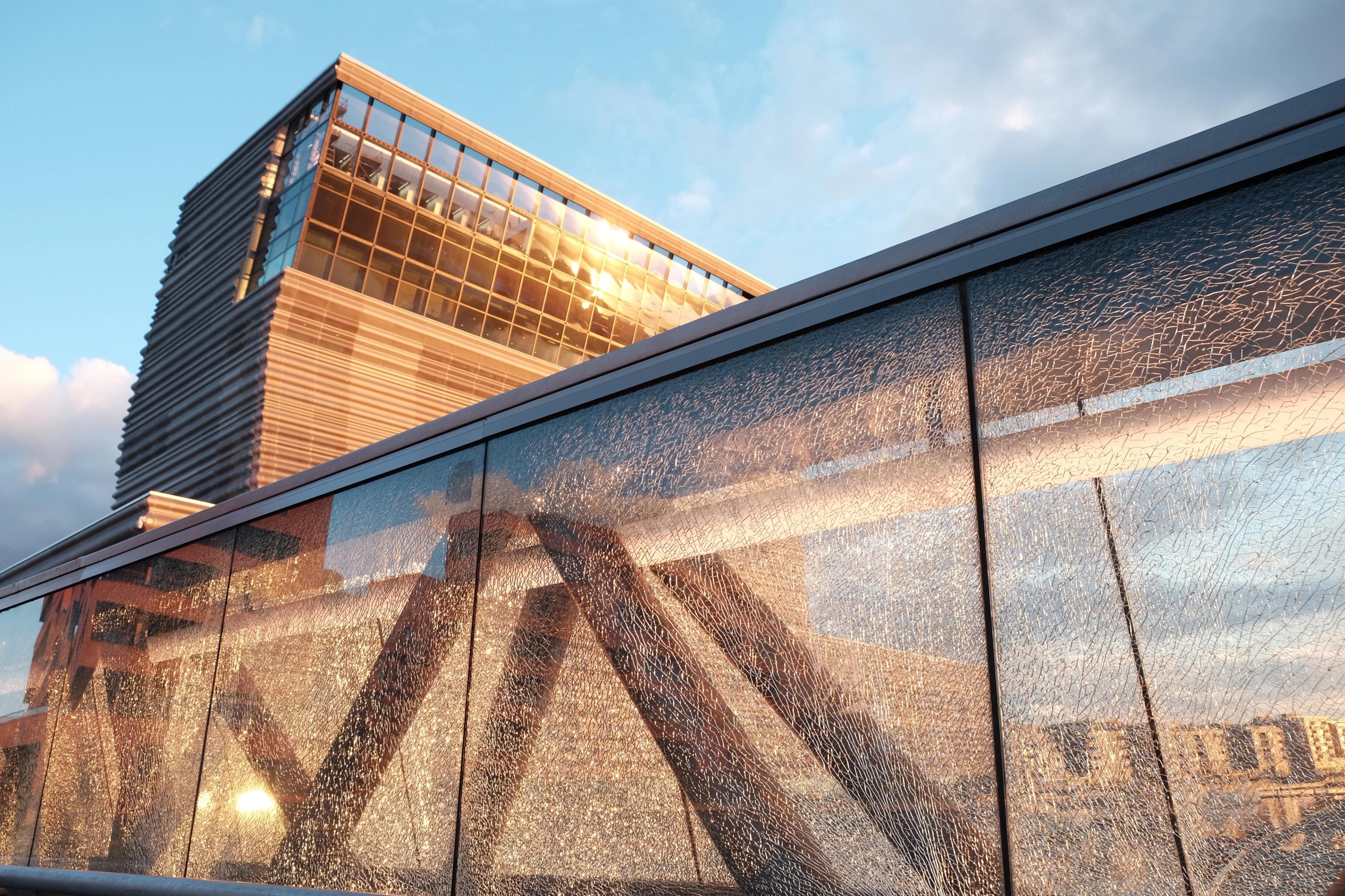 The Munch Museum when the sun sets in Oslo, Eastern Norway