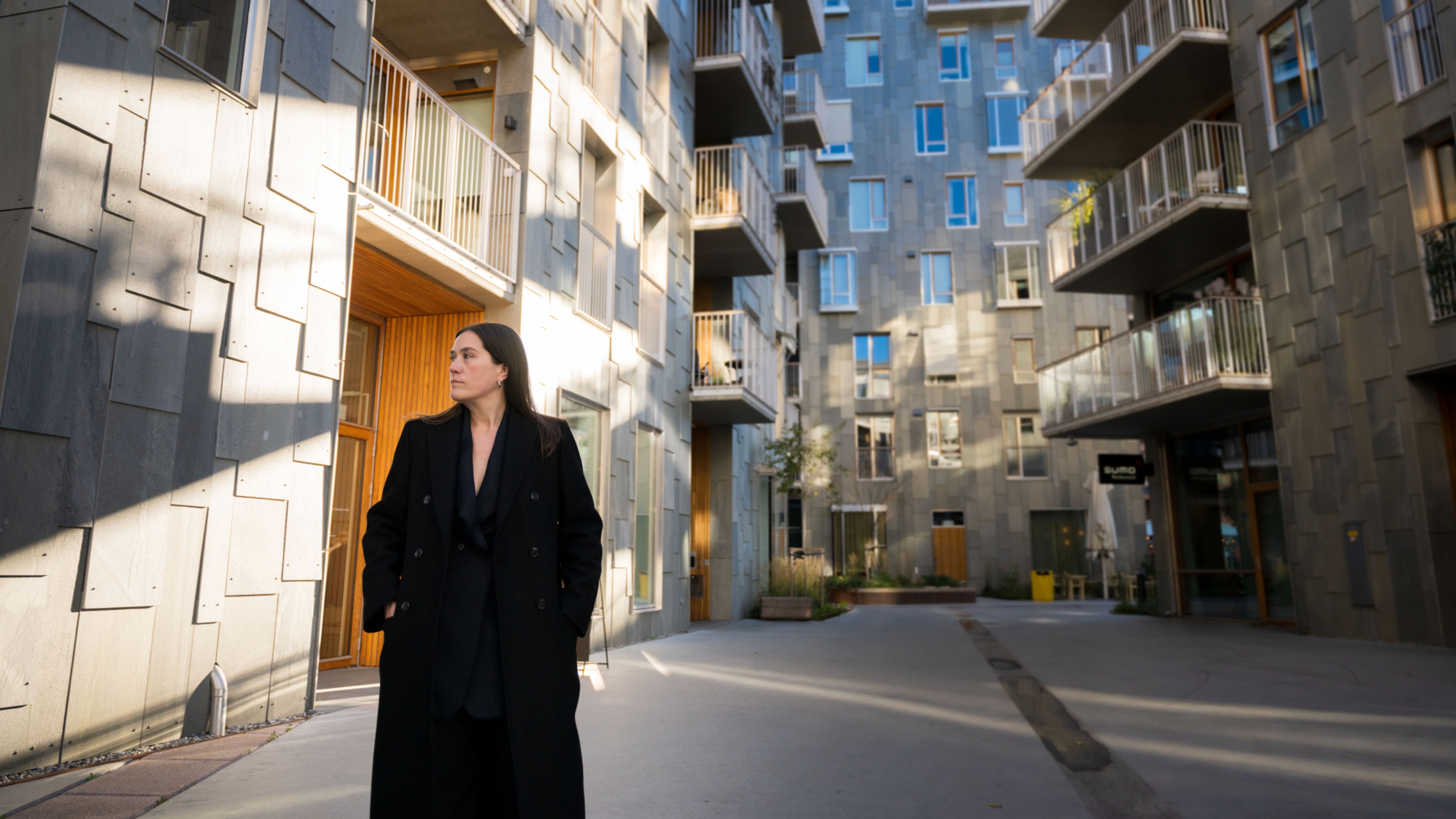 Ida Elise Eide Einarsdottir in Bjørvika, Oslo