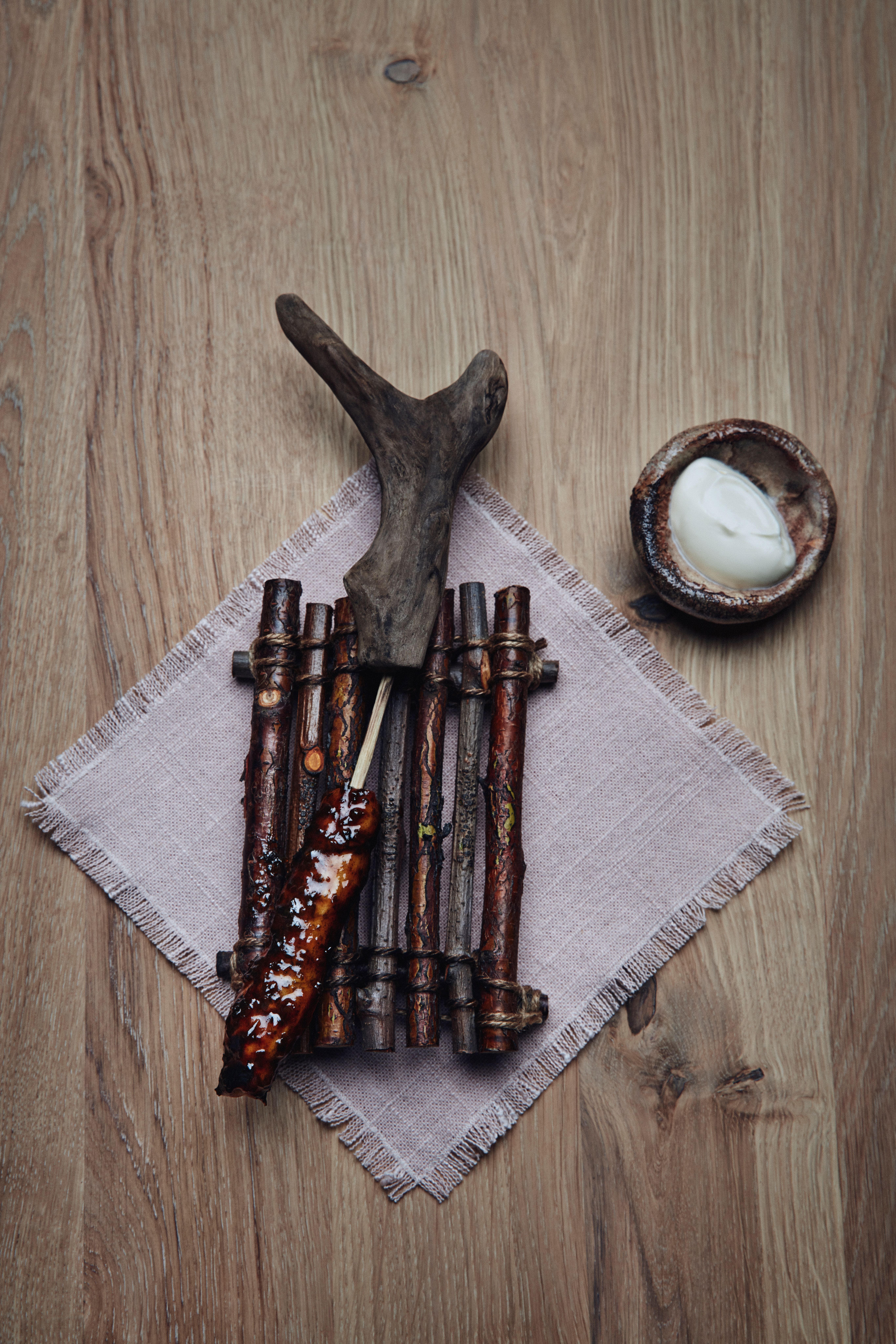 Food from restaurant Under, Southern Norway.