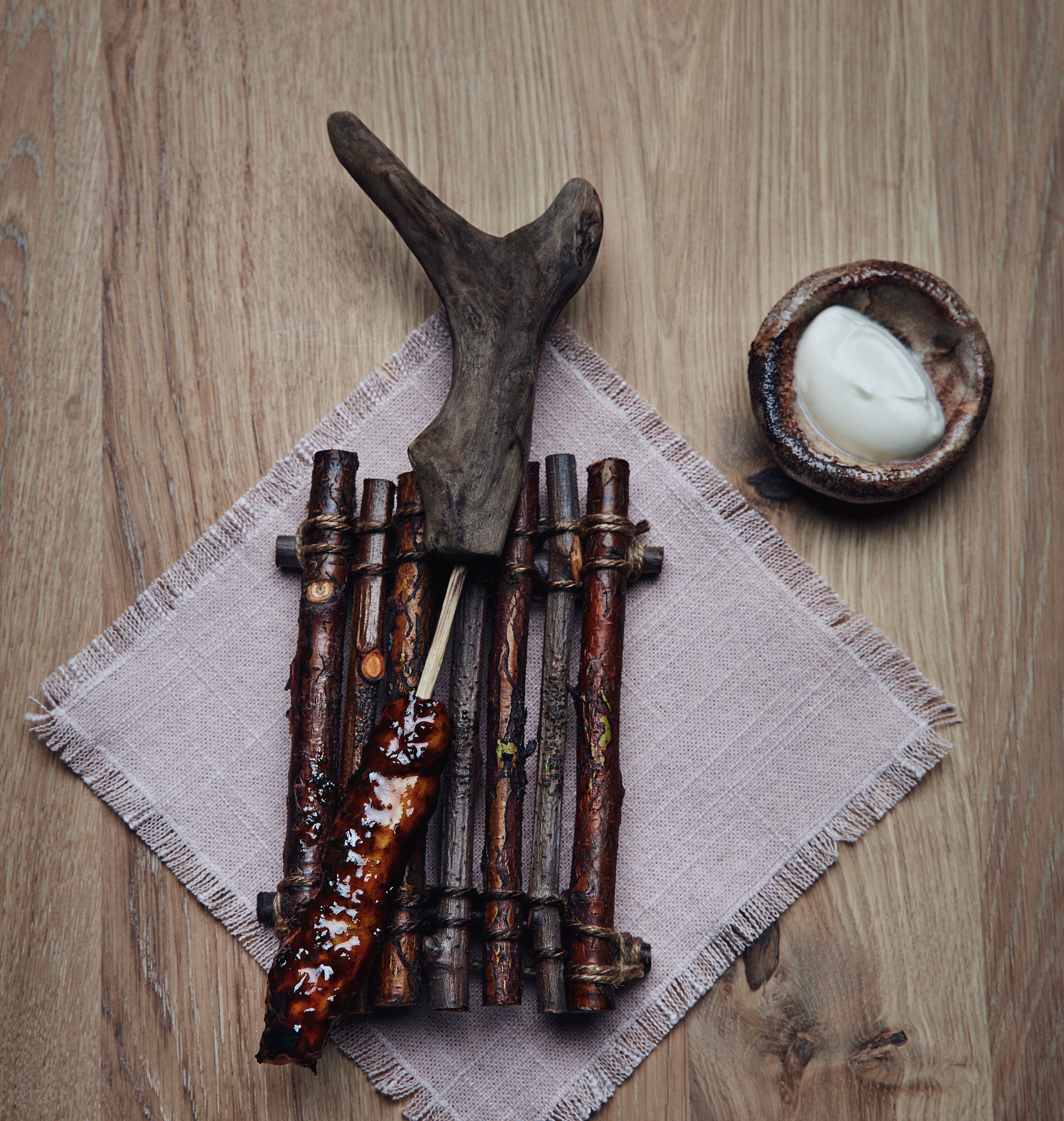 Food from restaurant Under, Southern Norway.