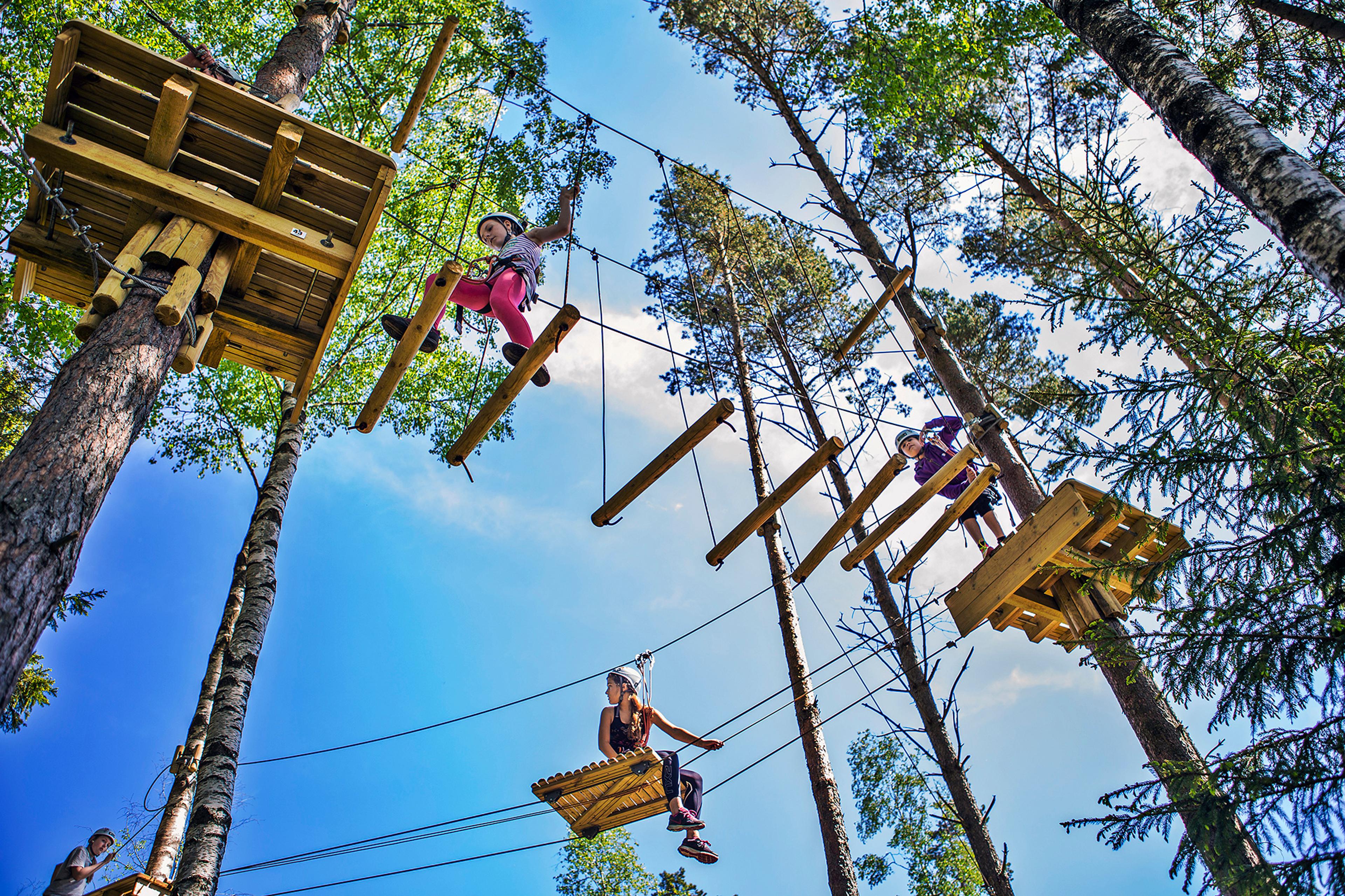 Visit Halden in Østfold, Eastern Norway and play in a climbing park