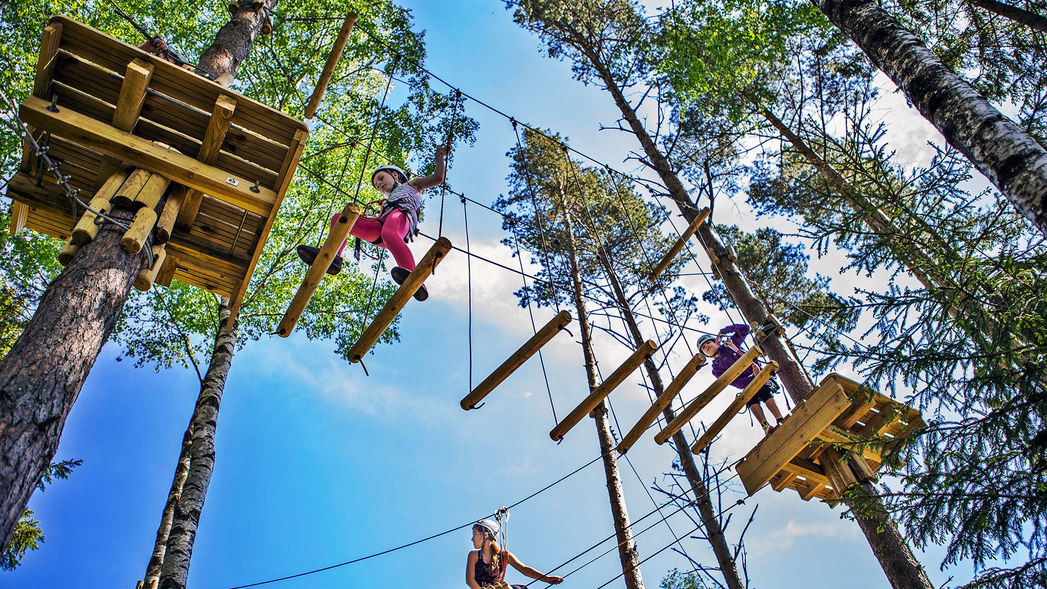 Visit Halden in Østfold, Eastern Norway and play in a climbing park