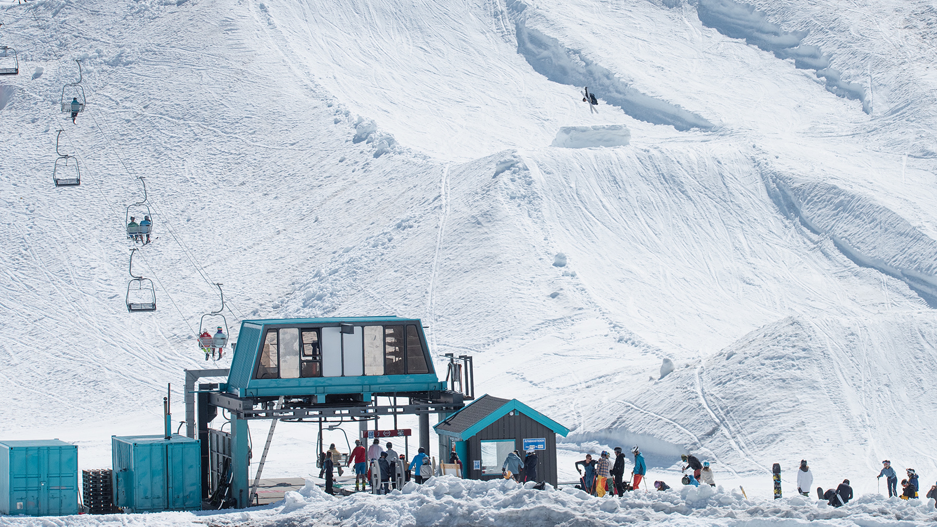 The facility at Stryn summer ski resort in Fjord Norway