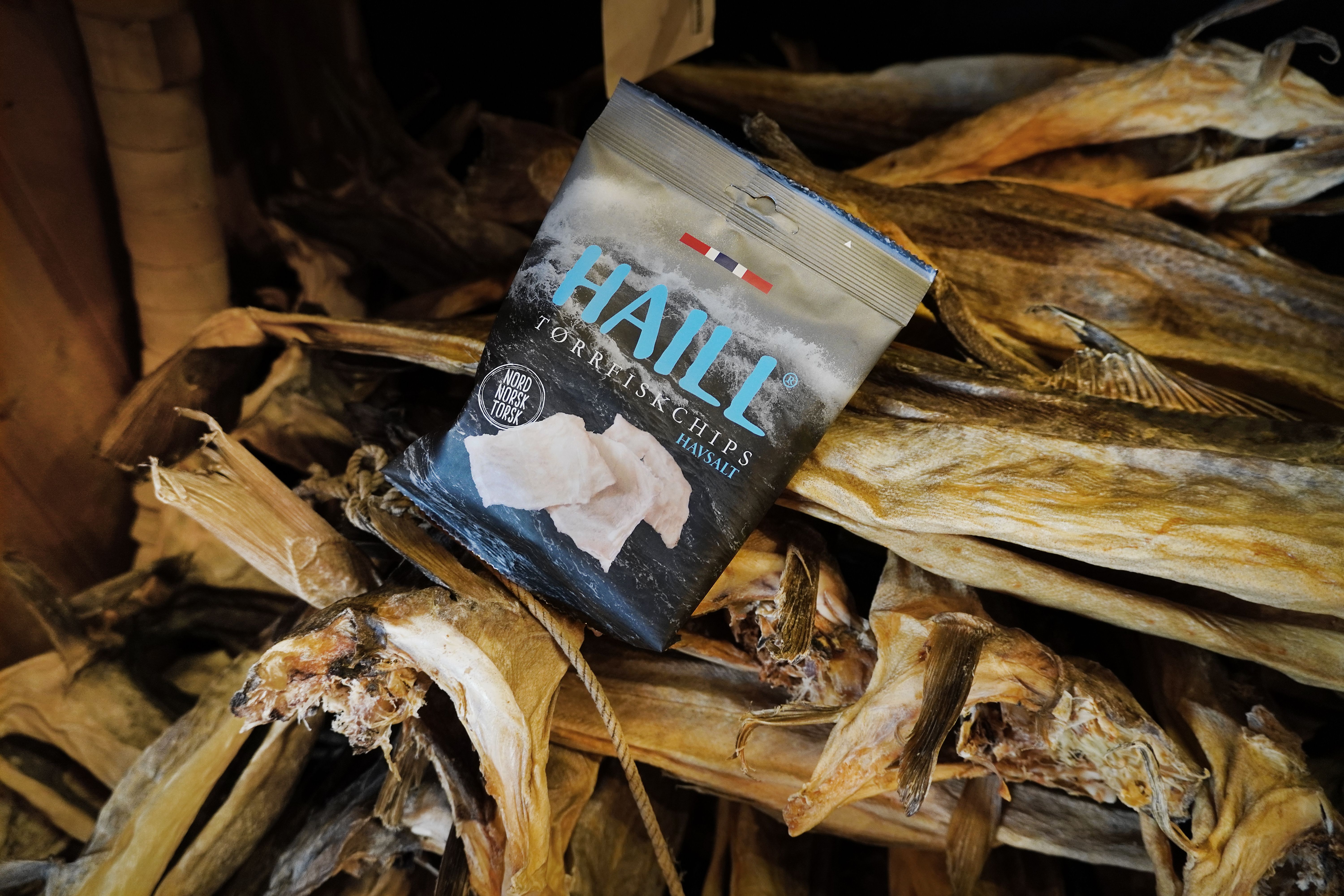 Haill stockfish chips.