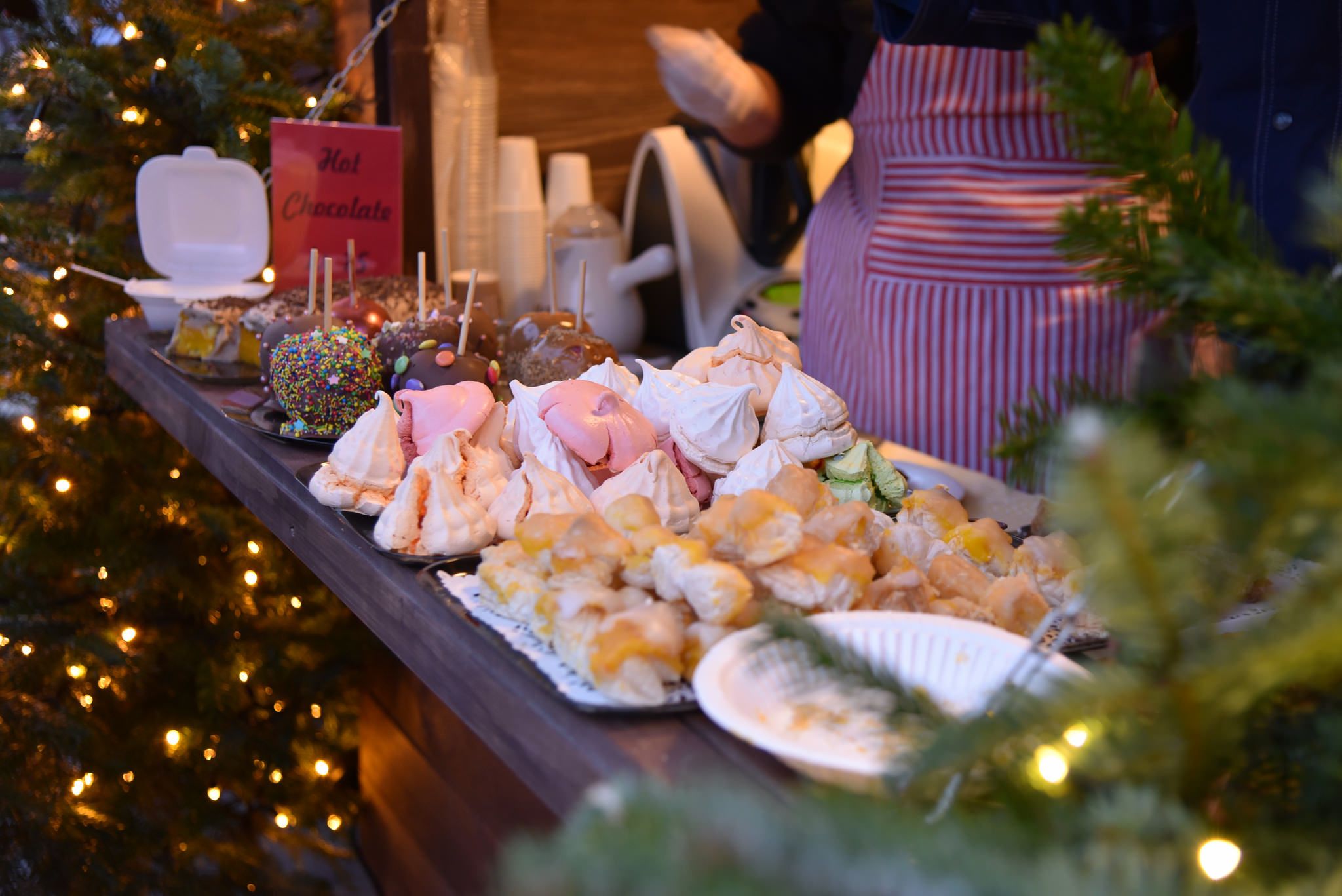 Christmas treats at the Christmas market Kristiansand in Southern Norway