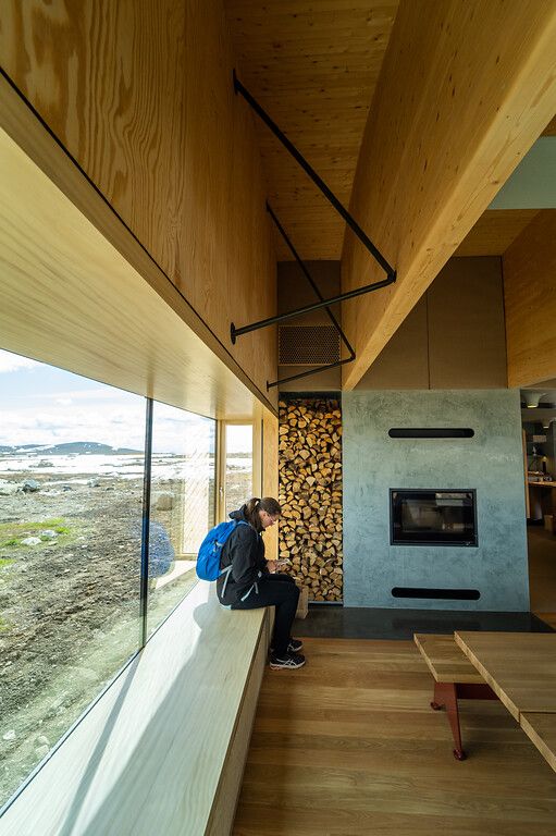 Flye 1389 along Valdresflye Norwegian scenic routes in Jotunheimen mountains