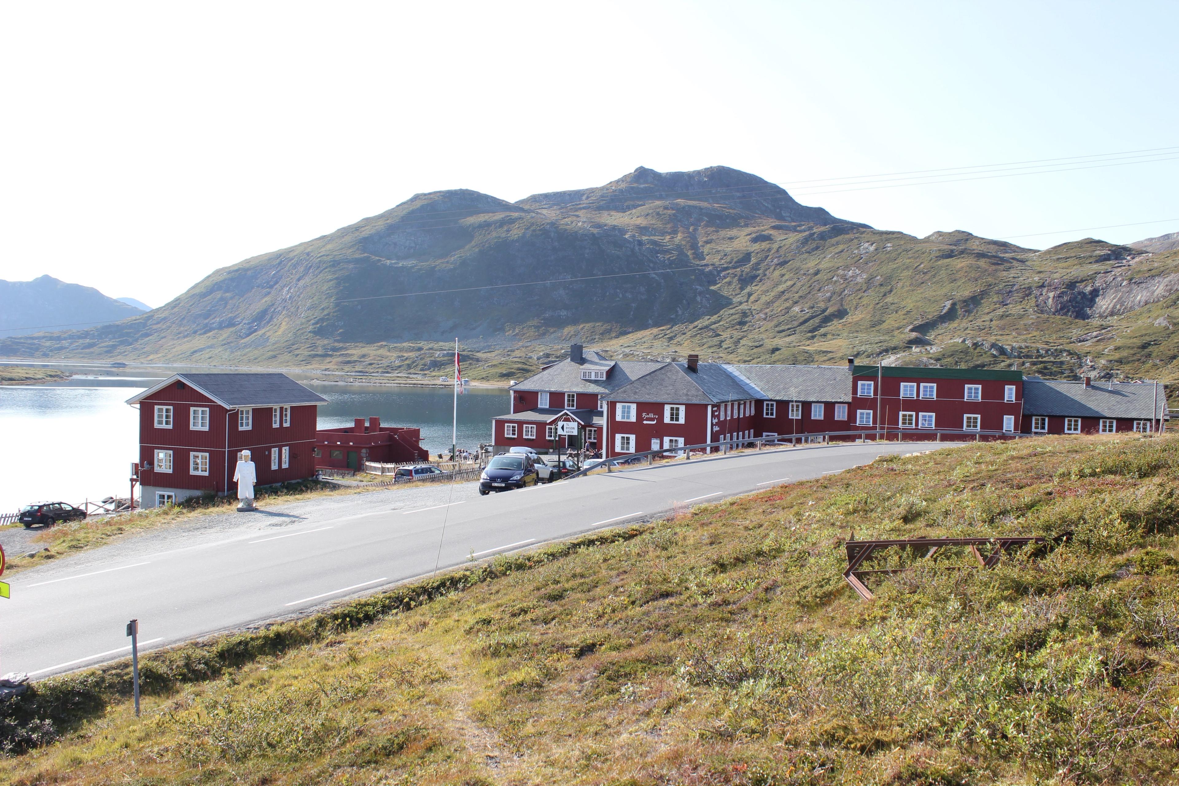 Bygdin Høifieldshotel in the mountains along Scenic route Valdresflye.
