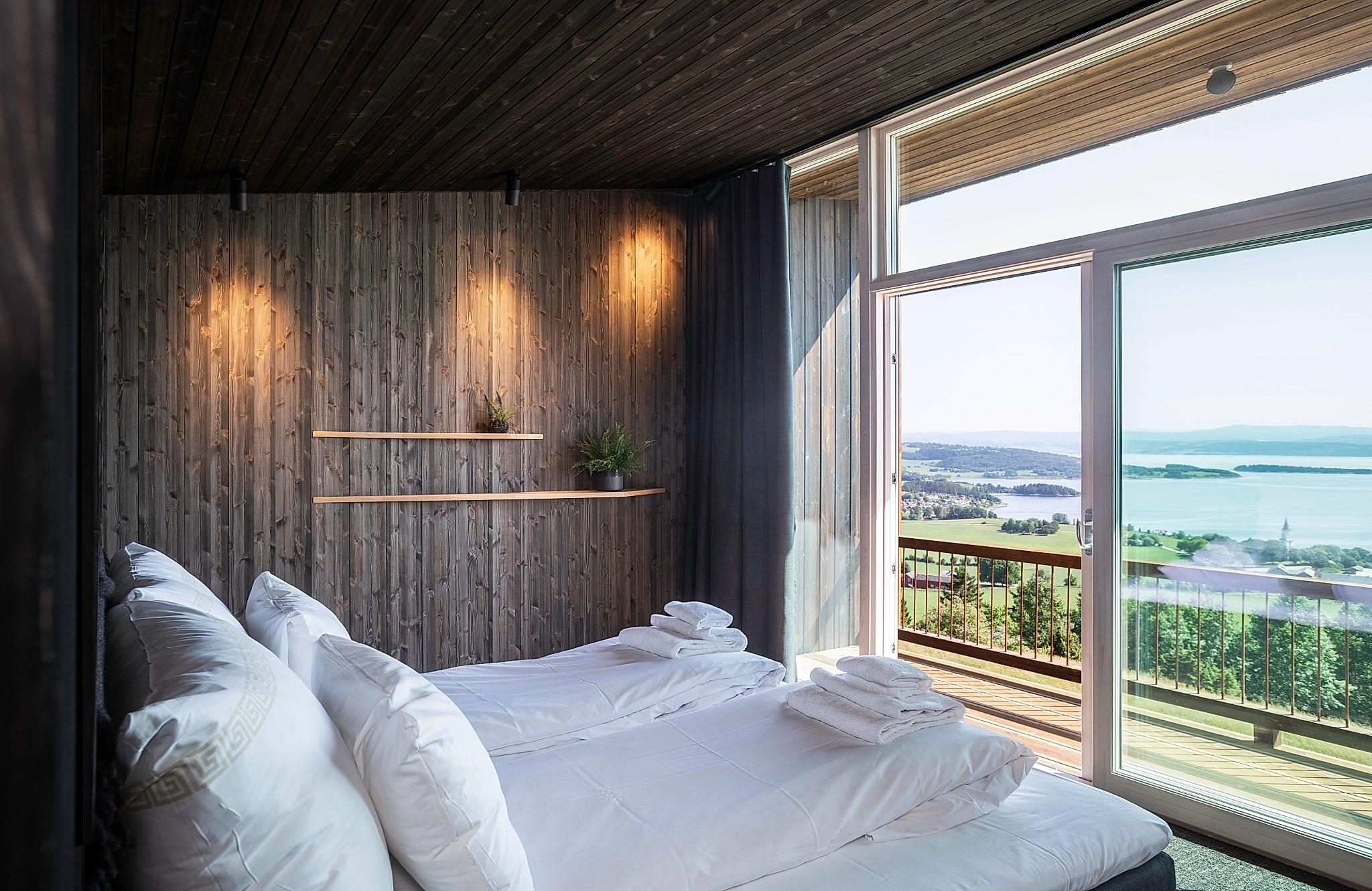 Beautiful view from Øyna kulturlandskapshotell på Inderøy