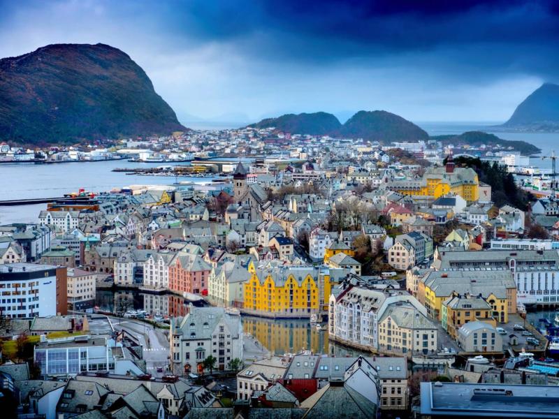 View of Ålesund from Aksla
