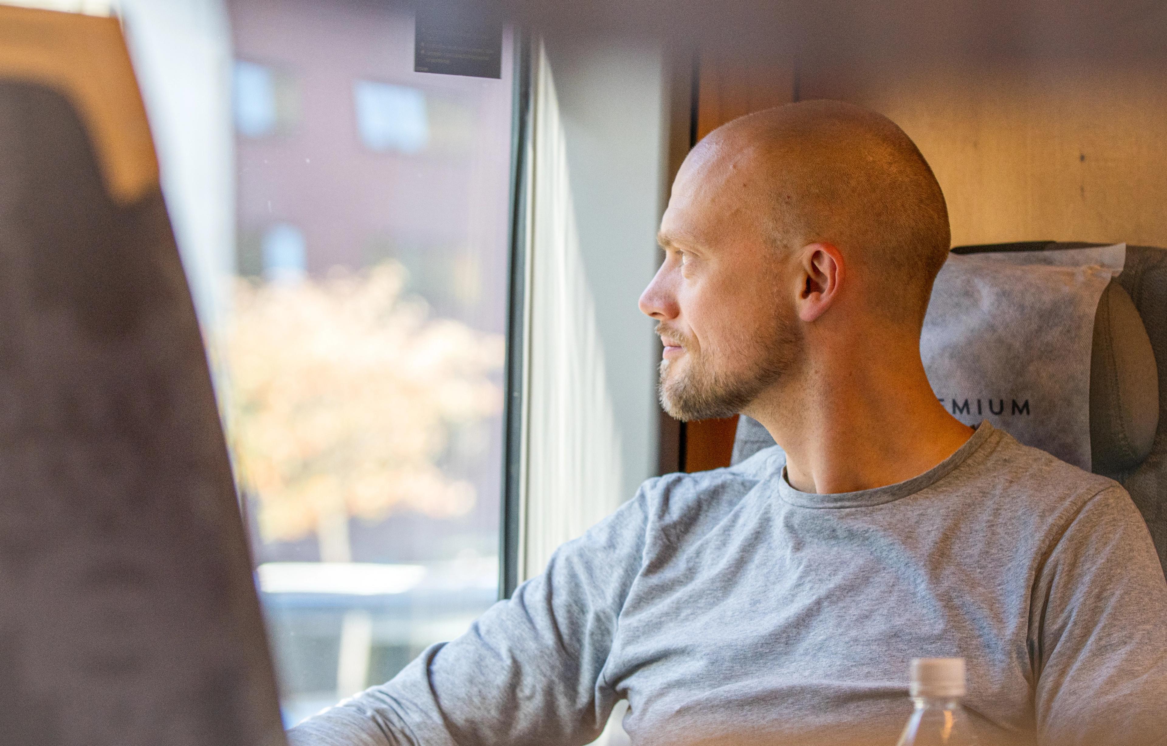 Erik at the Dovre Railway