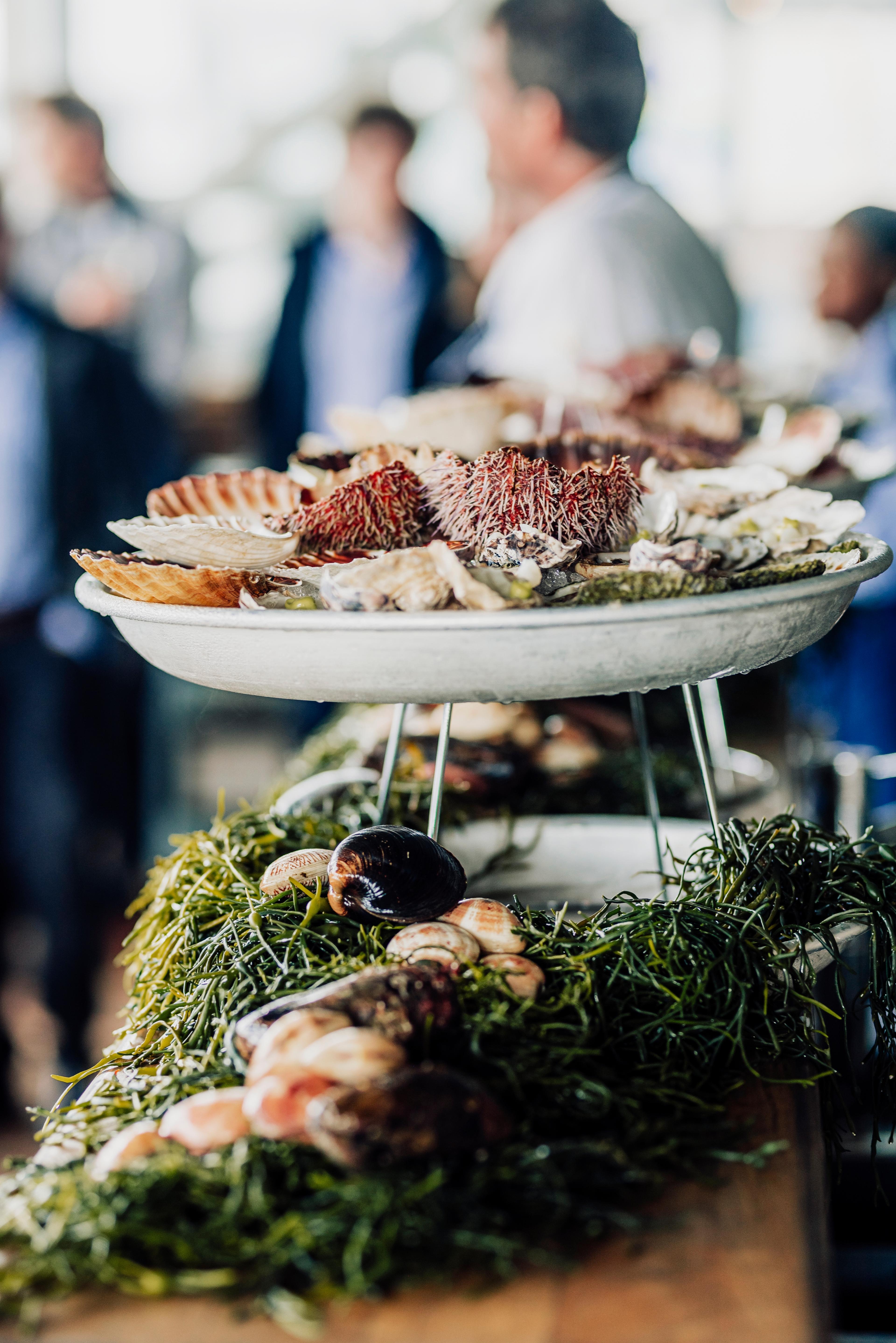 Seafood from the seafood restaurant Cornelius.