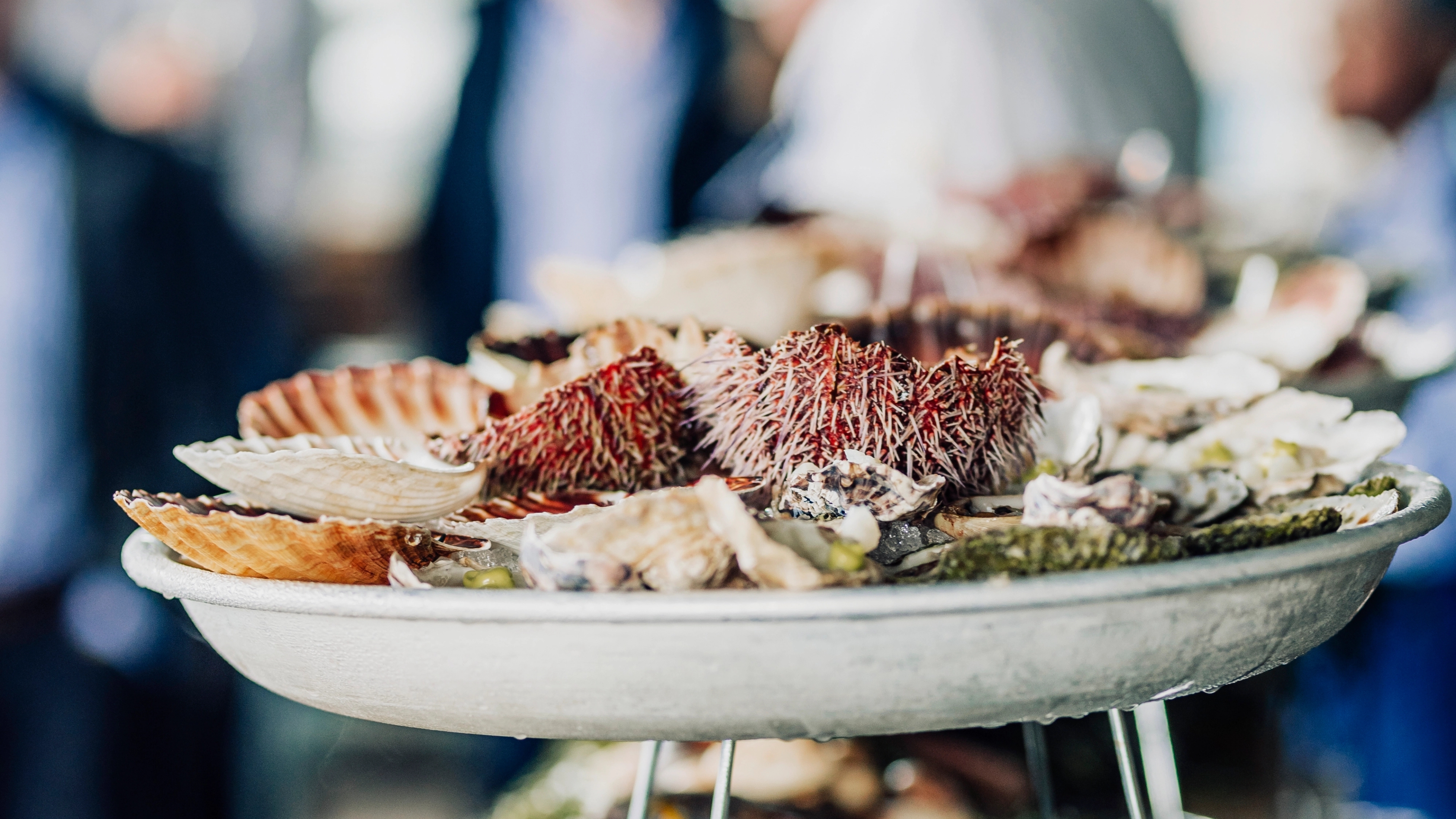 Seafood from the seafood restaurant Cornelius.