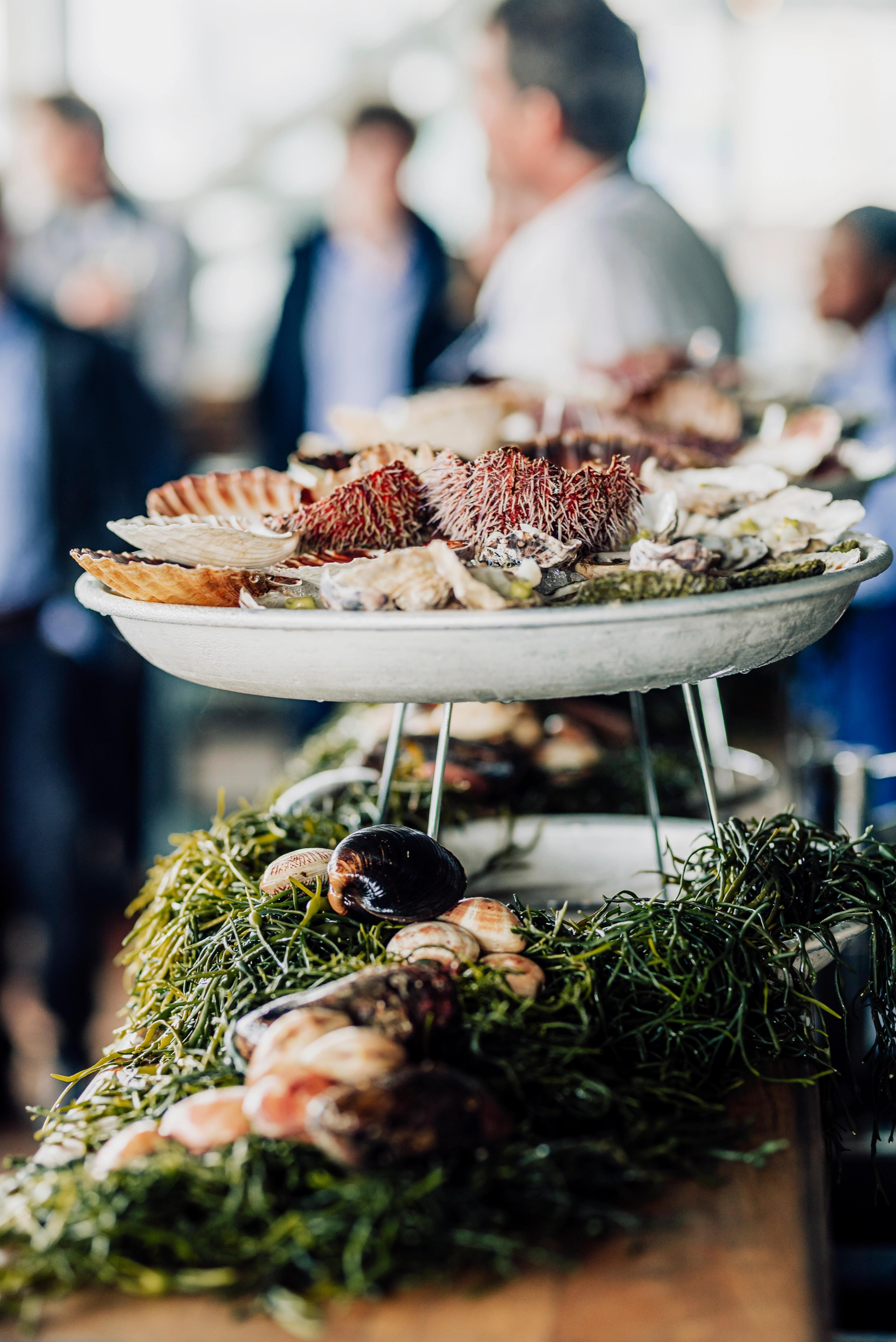 Seafood from the seafood restaurant Cornelius.