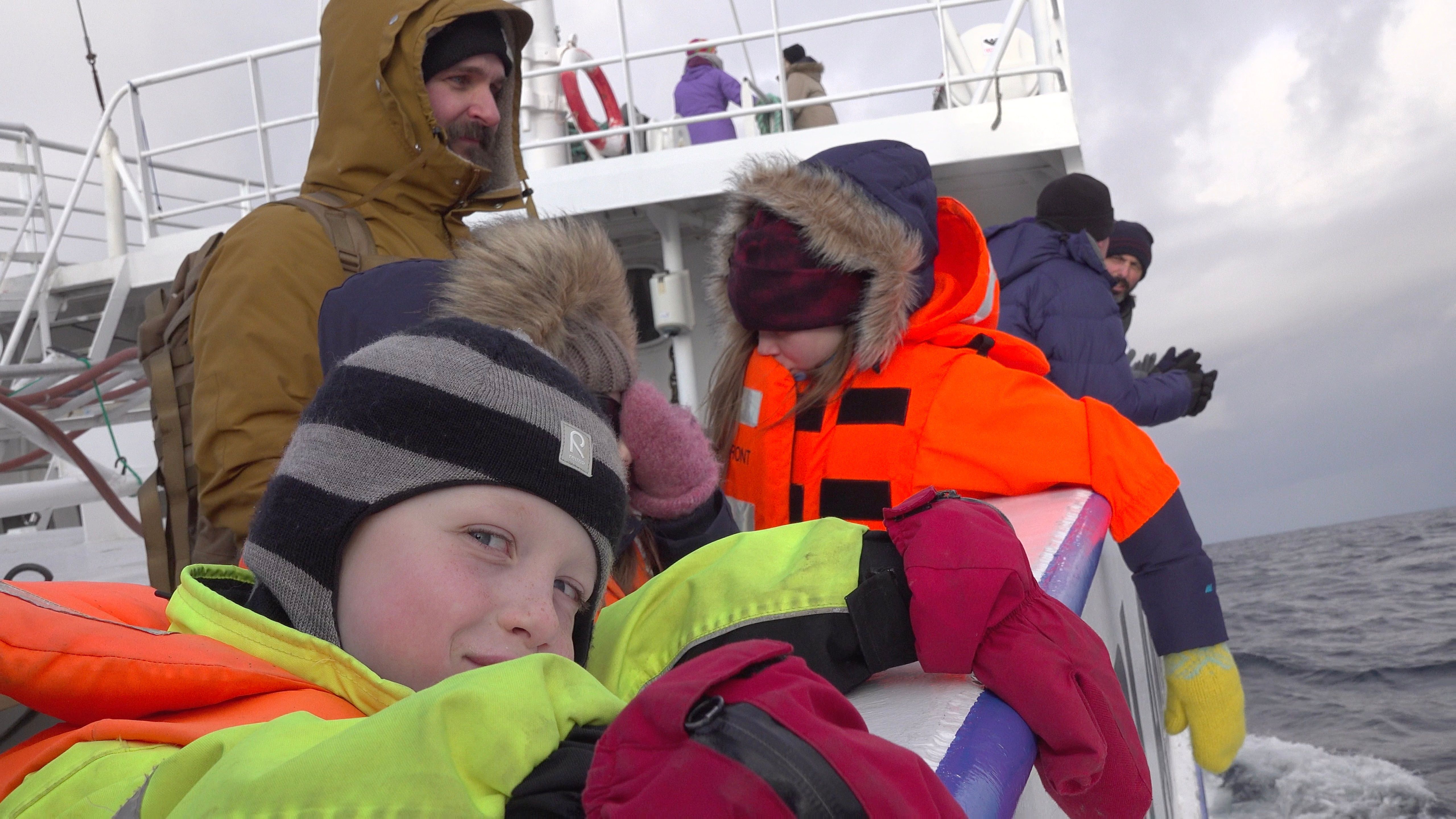 Elliot Meier on a whale safari in Vesterålen, Northern Norway