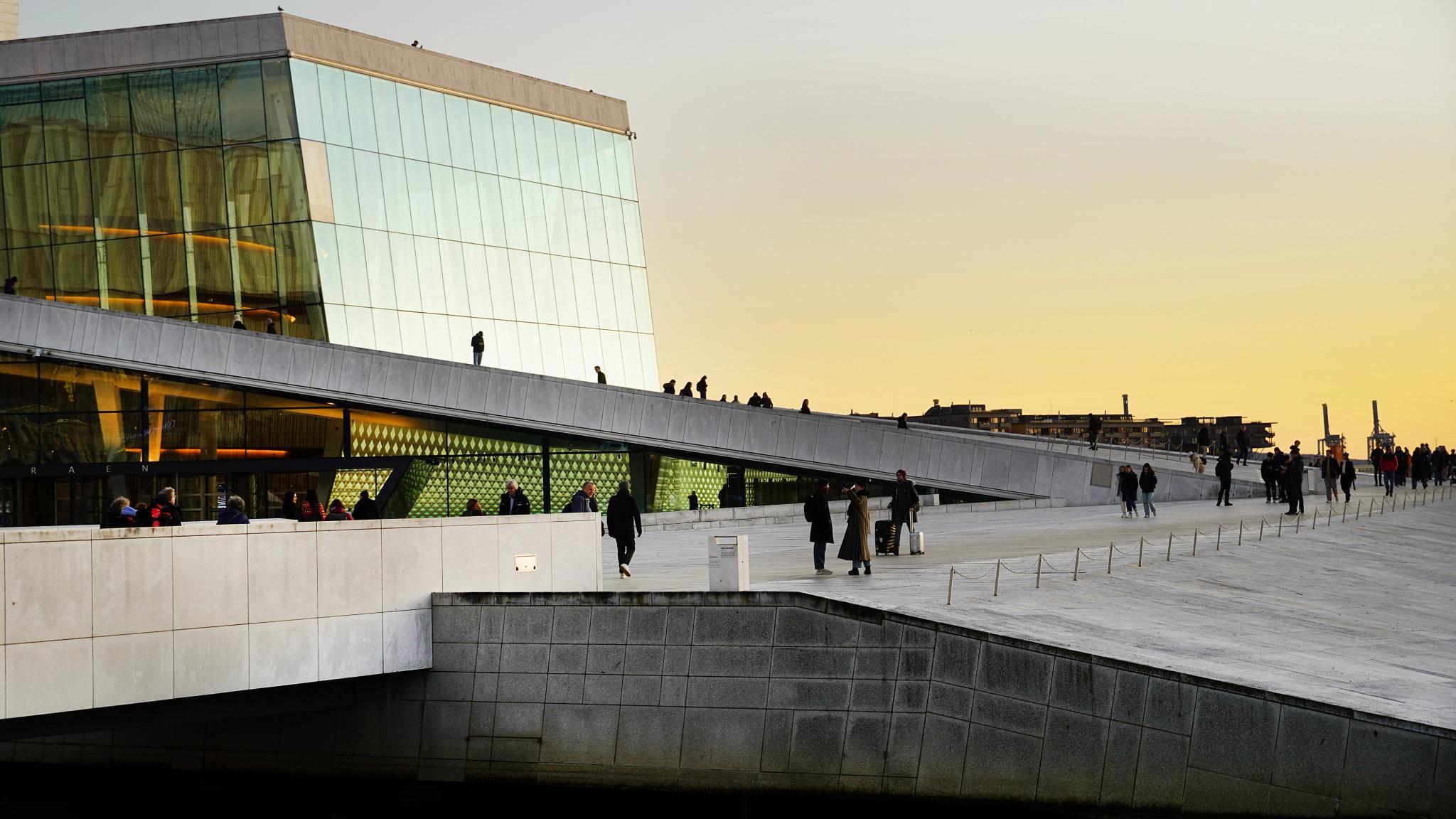 The Opera house in Oslo in November light