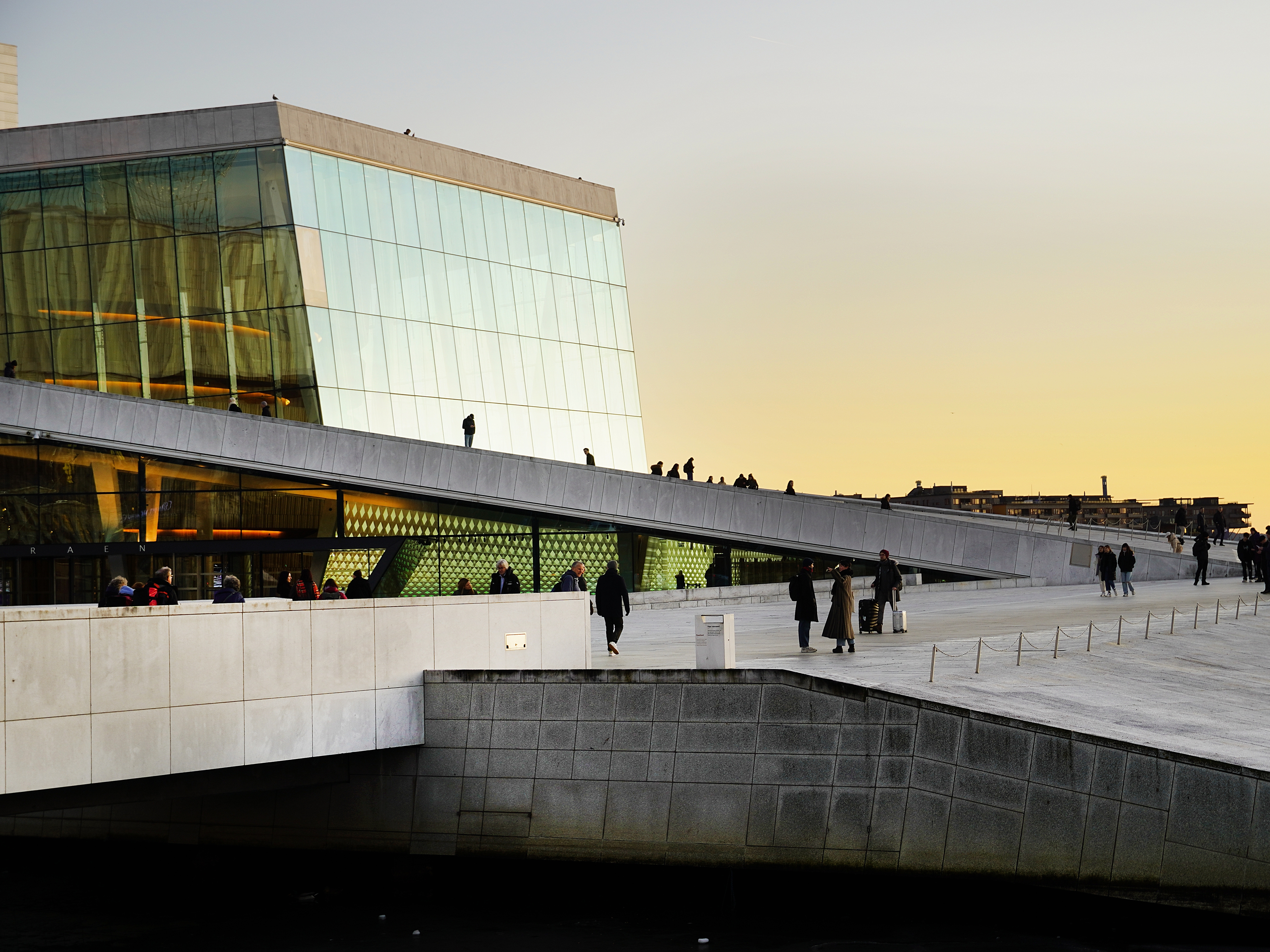 The Opera house in Oslo in November light