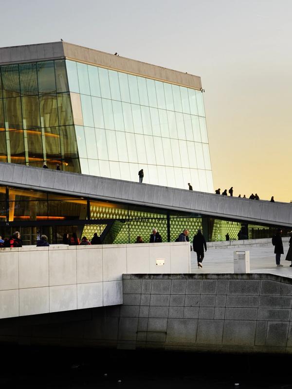 The Opera house in Oslo in November light