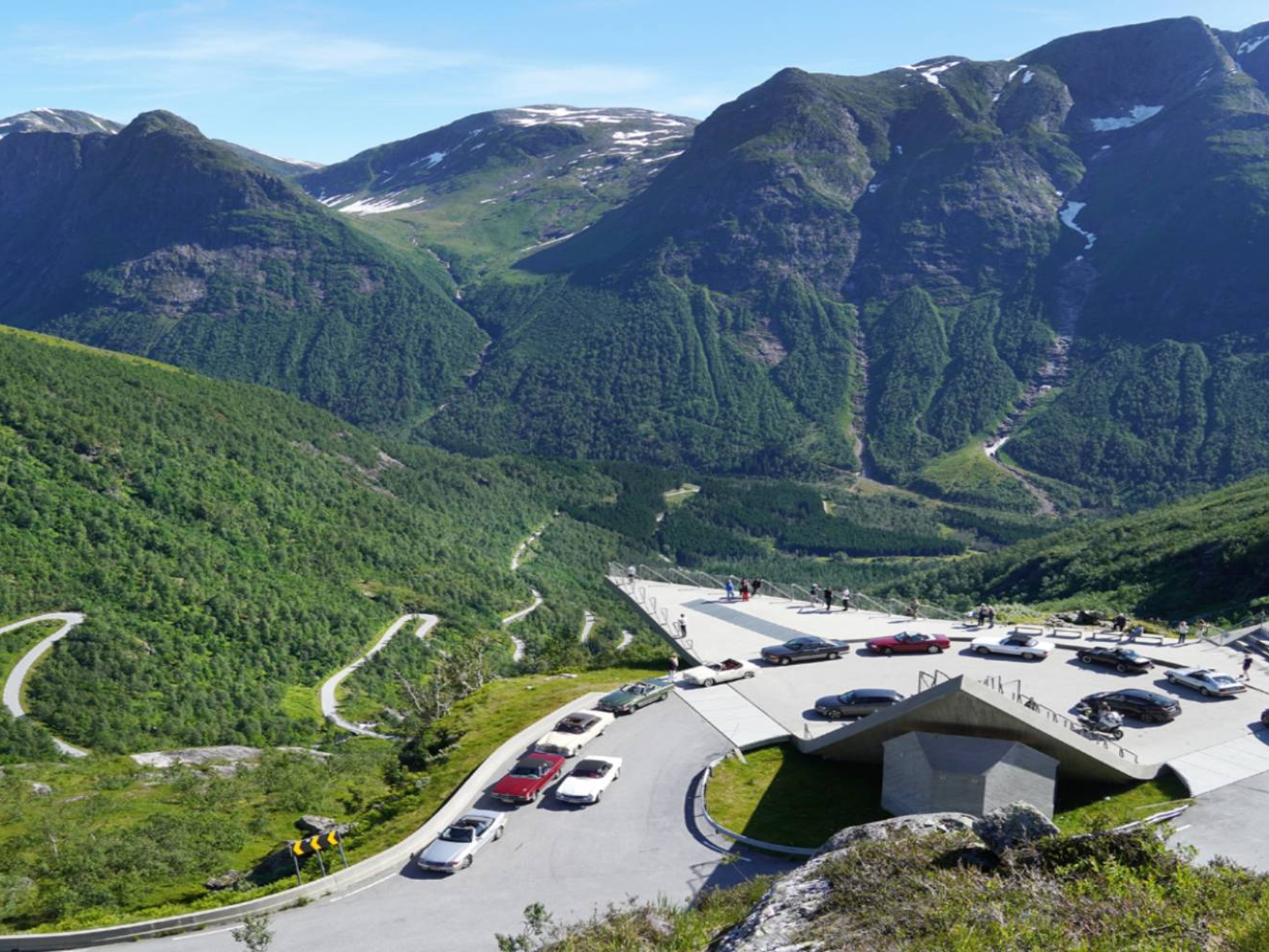Utsikten viewpoint scenic route Gaularfjell