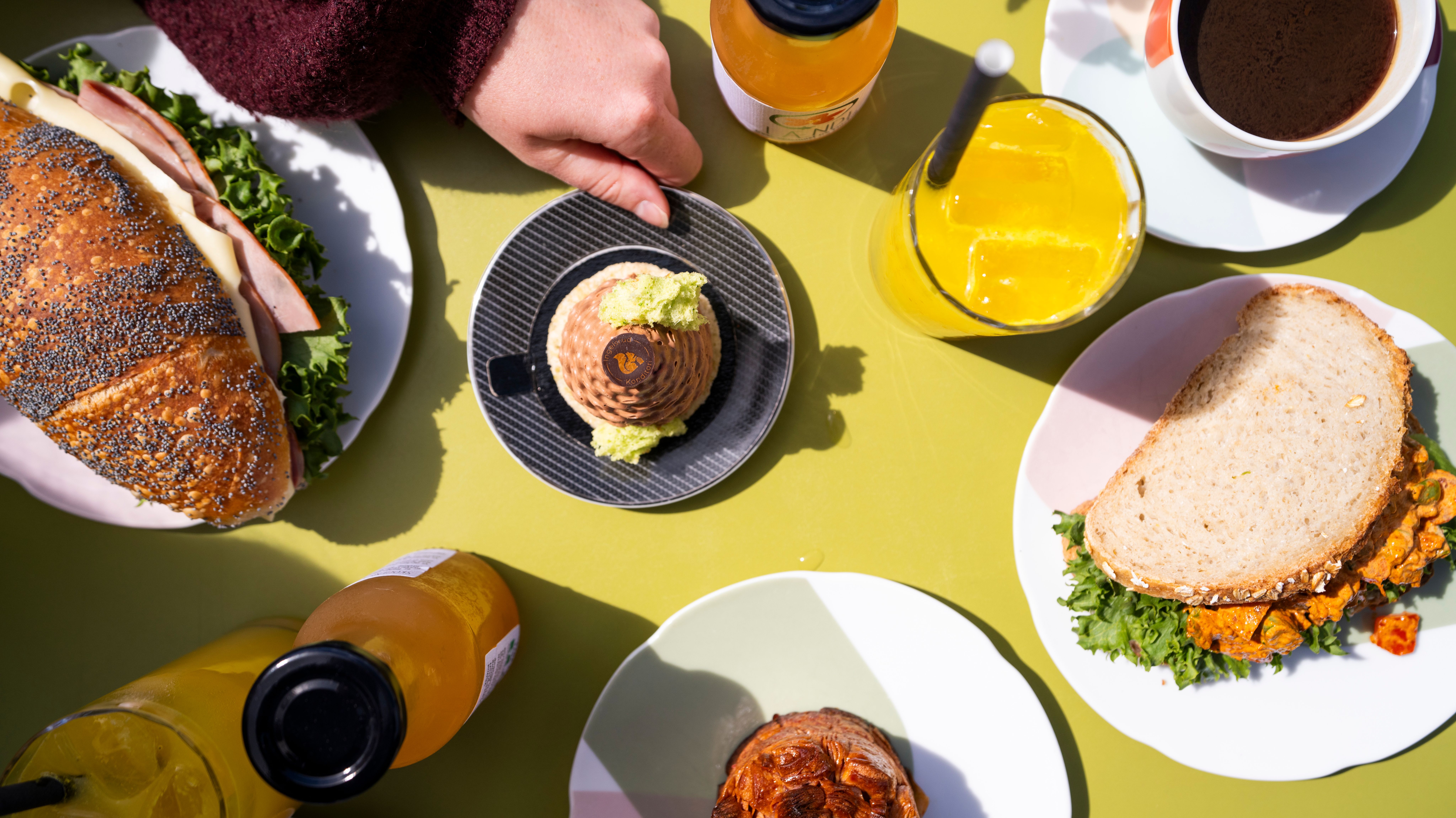 Sandwiches and cakes from Ingelsrud Patisserie