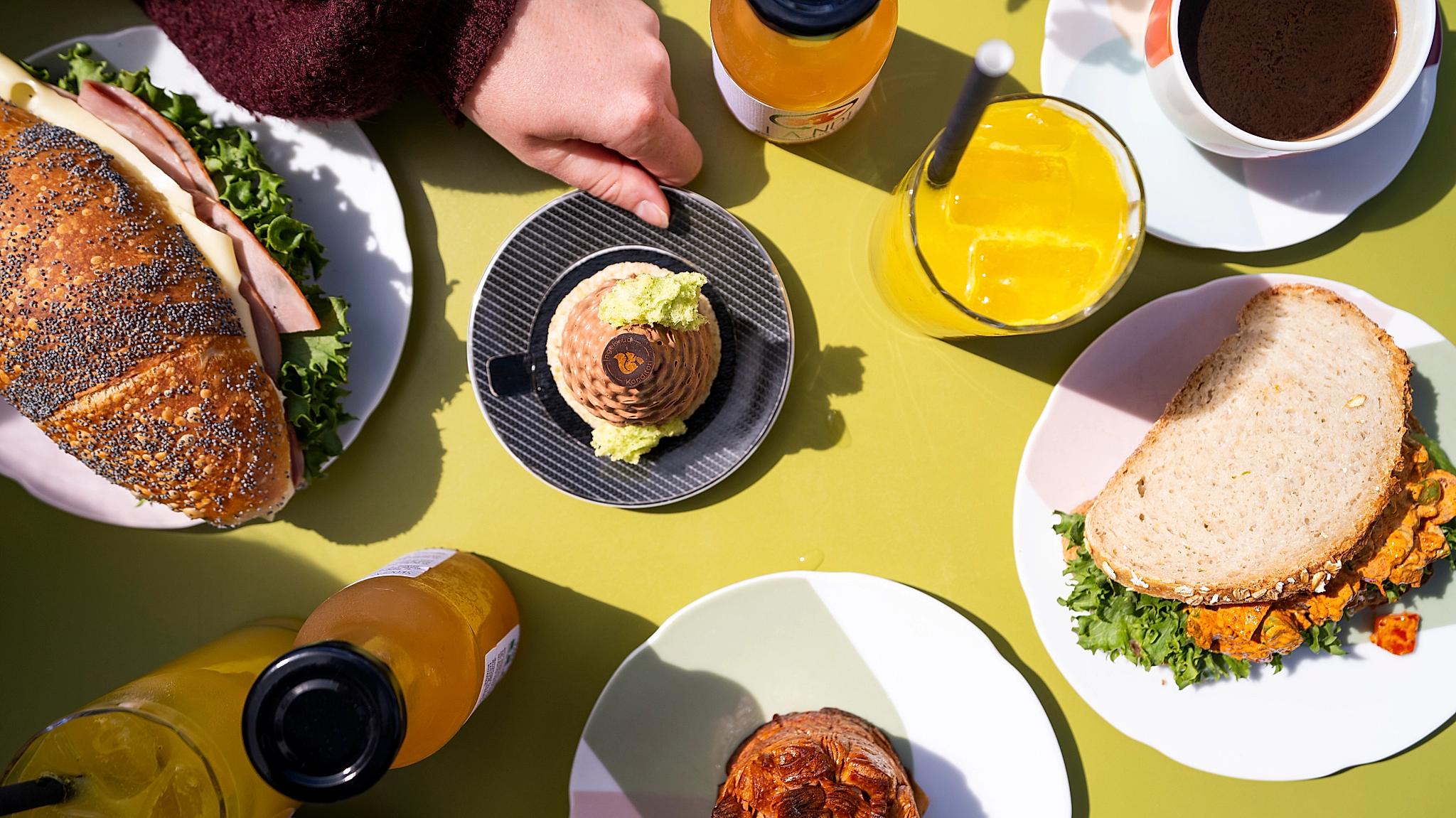 Sandwiches and cakes from Ingelsrud Patisserie