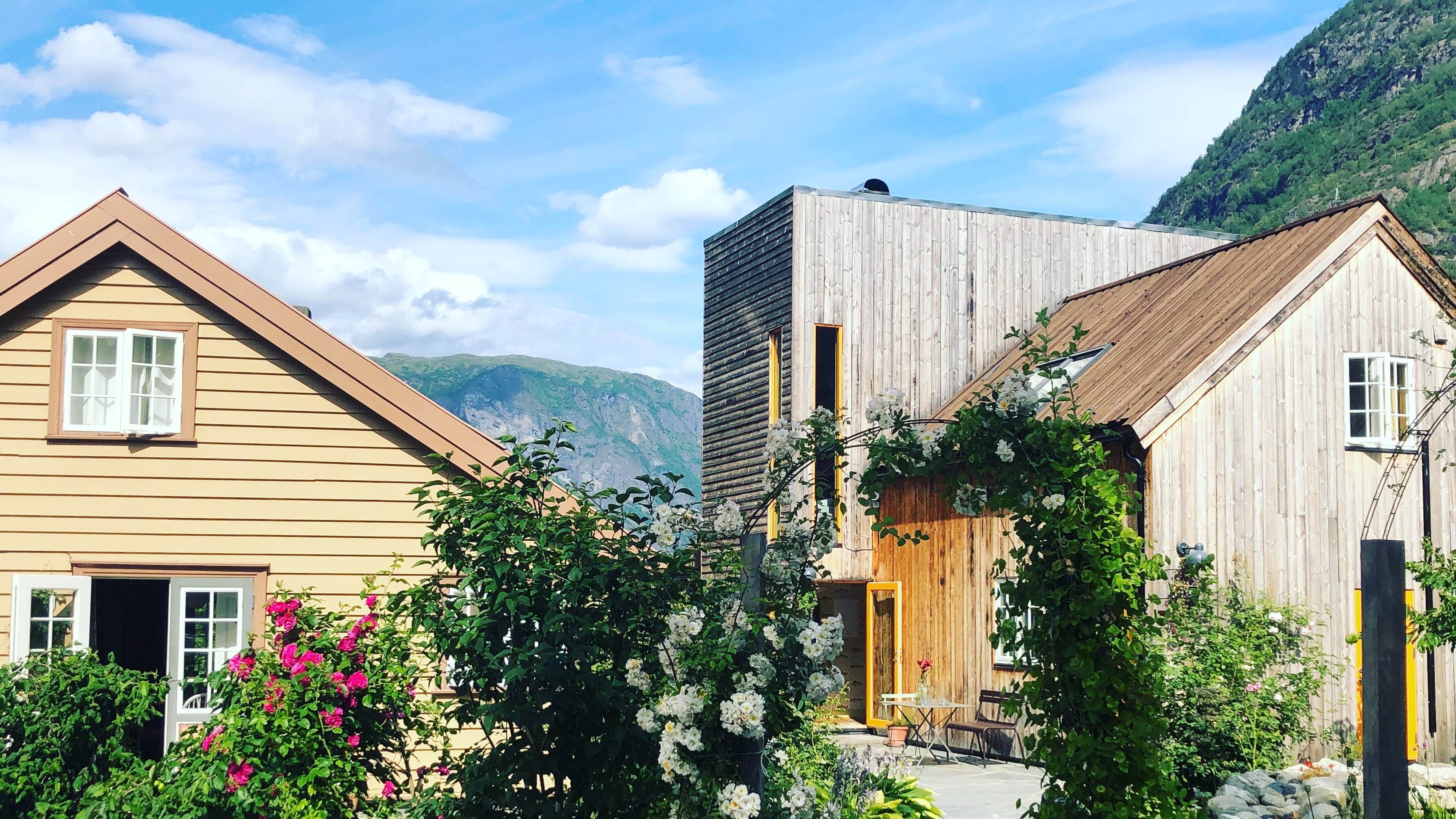 The boutique hotel 29/2 Aurland in Aurland in the Sognefjord area of Fjord Norway