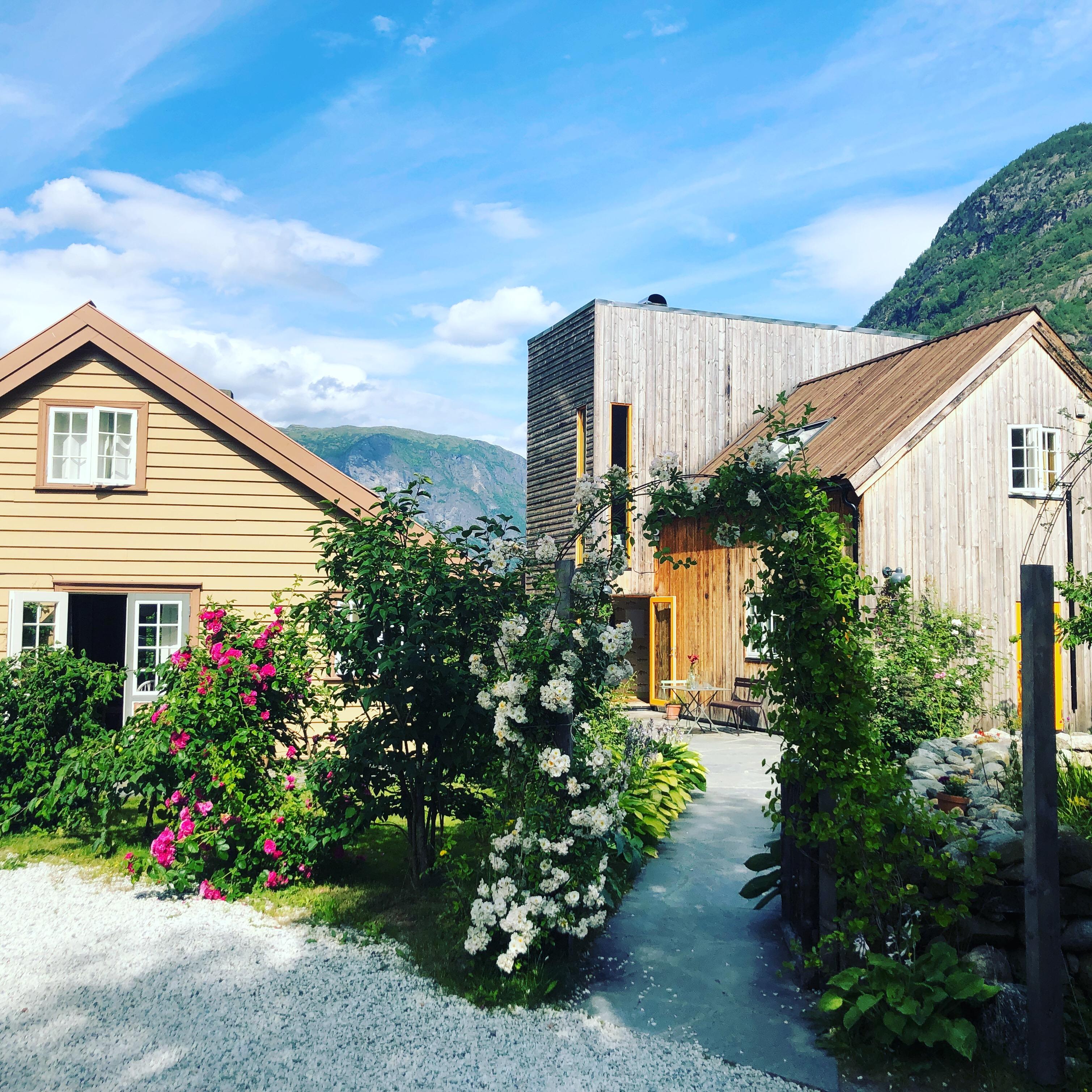 The boutique hotel 29/2 Aurland in Aurland in the Sognefjord area of Fjord Norway