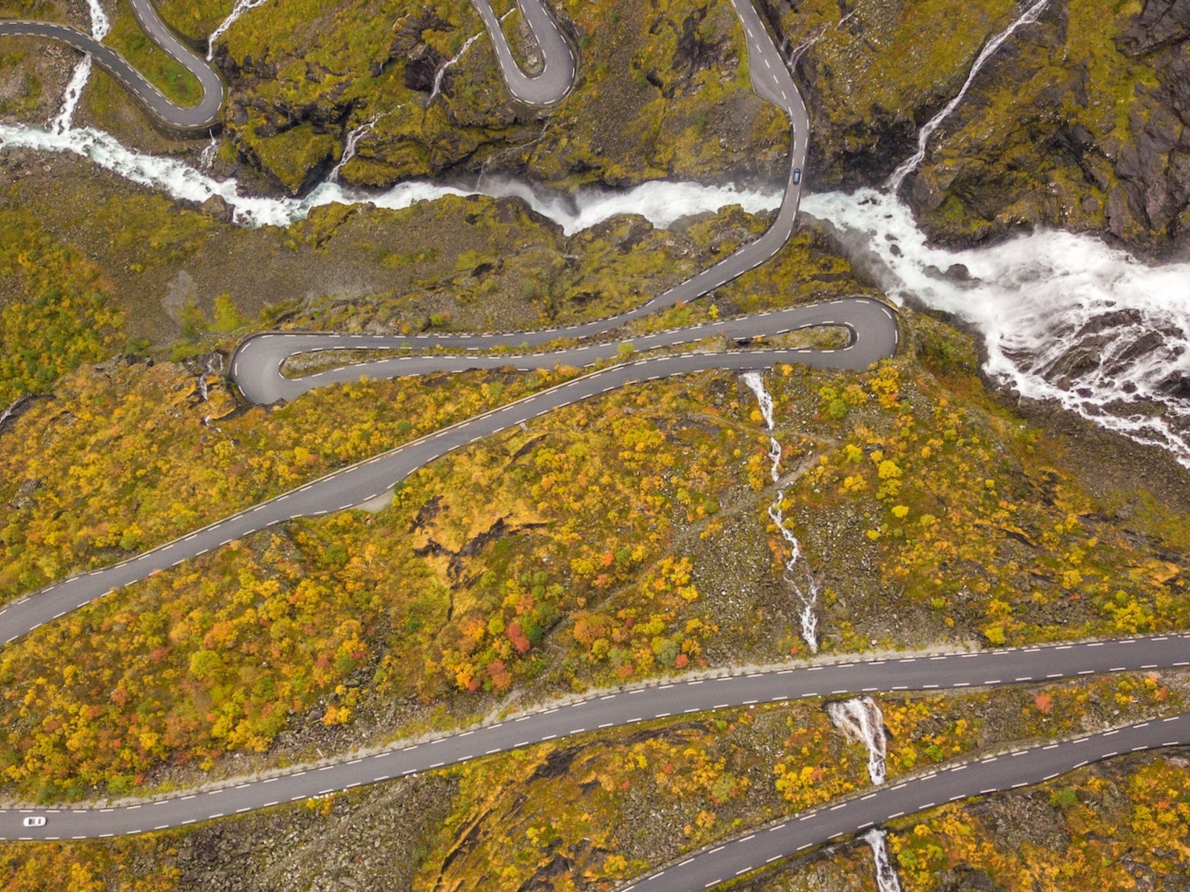 Trollstigen in Åndalsnes, Fjord Norway