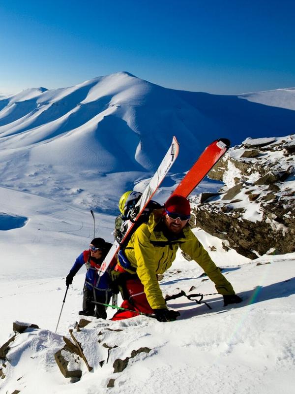 Ski touring in Svalbard