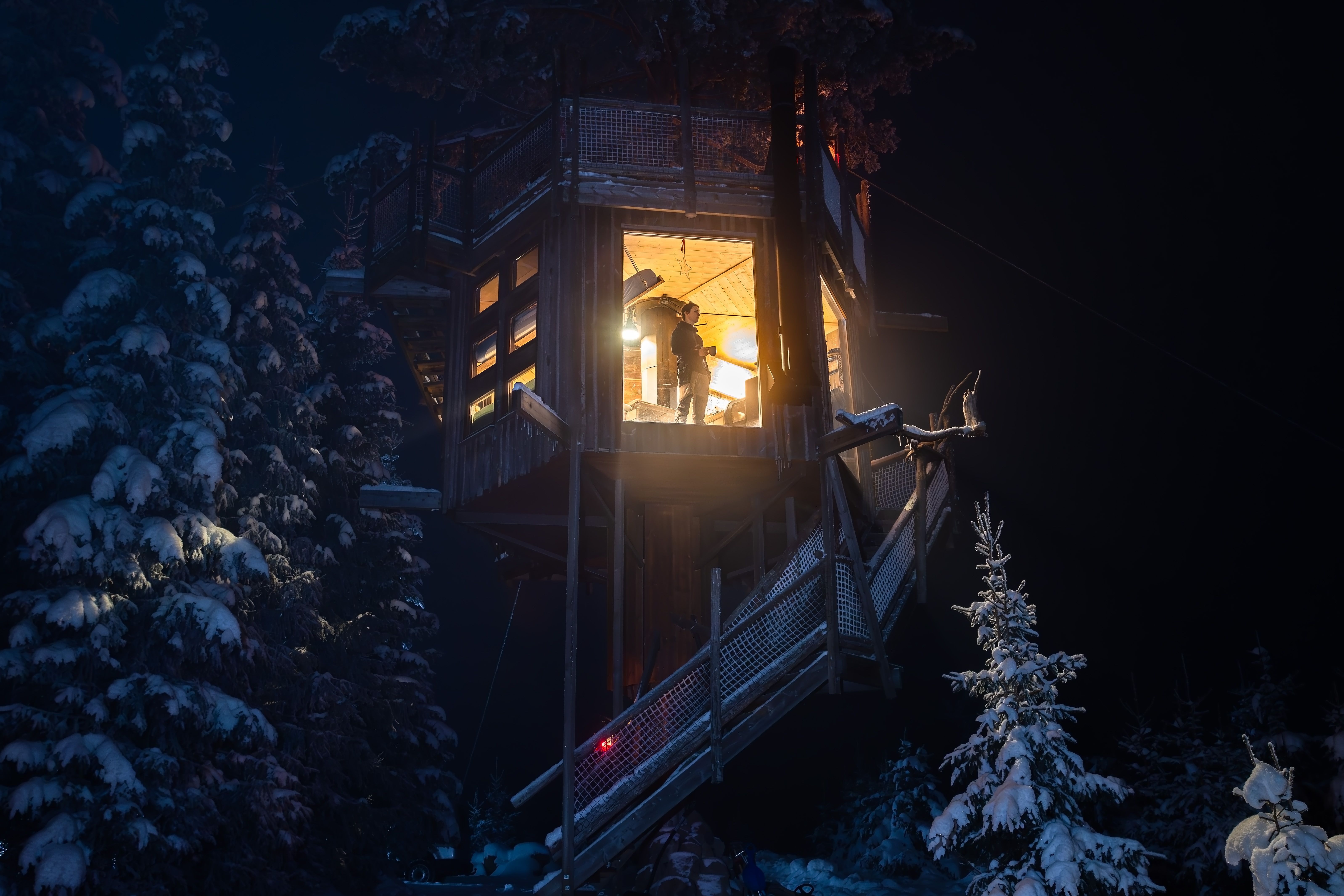 Treetop Hut in Brumunddal