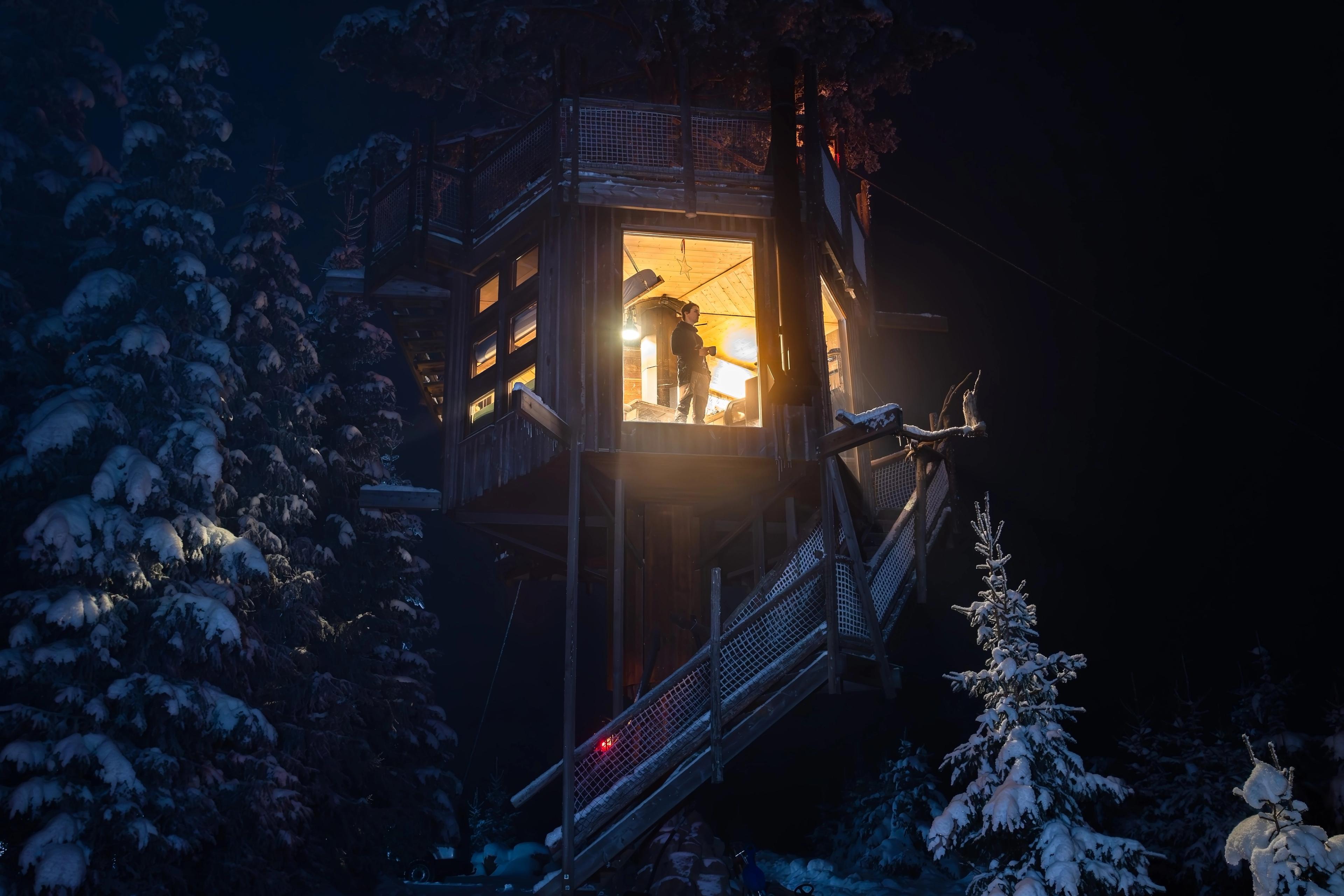 Treetop Hut in Brumunddal