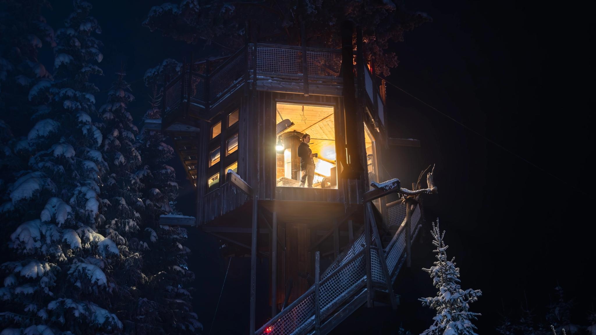 Treetop Hut in Brumunddal