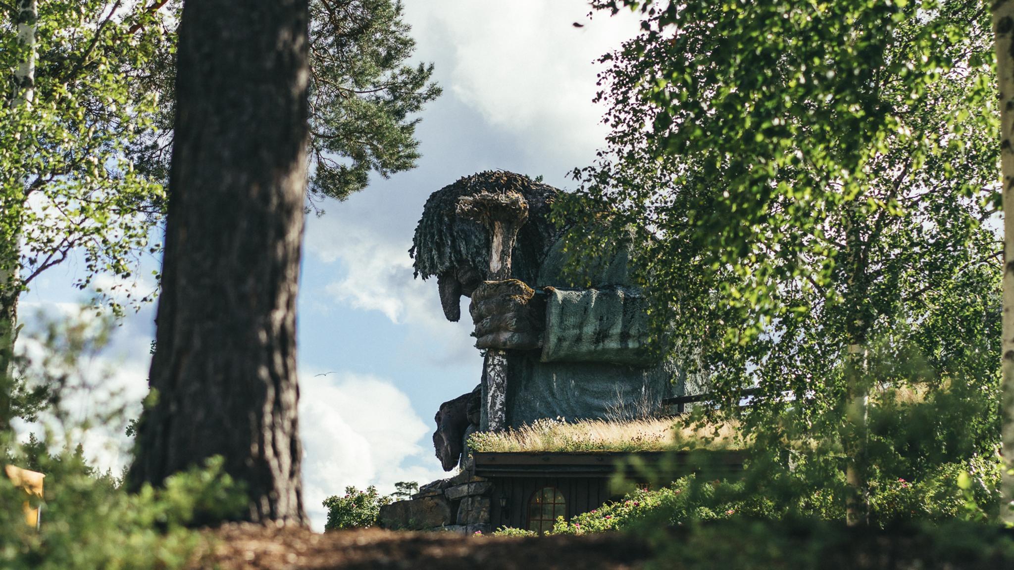 A troll in Hunderfossen