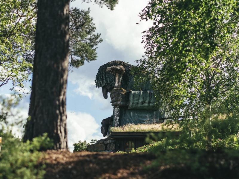 A troll in Hunderfossen