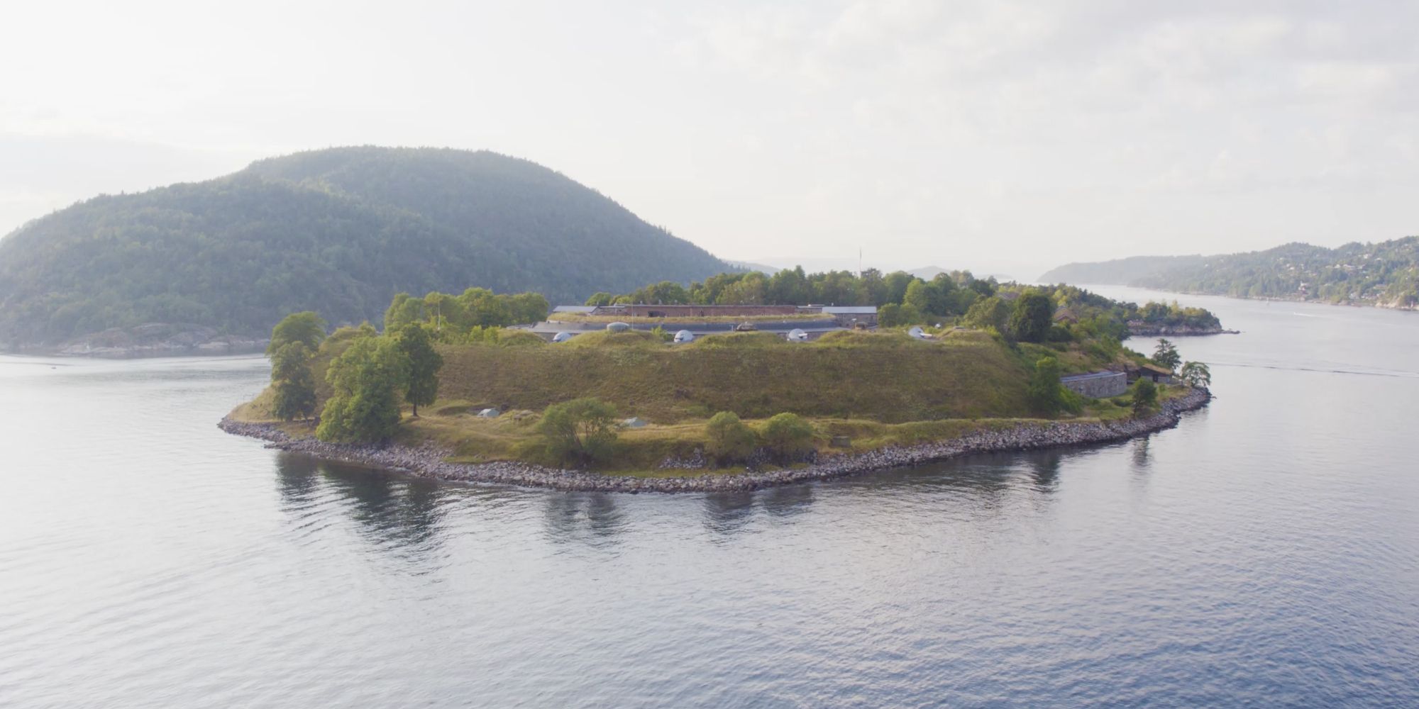 The historical Oscarsborg fortress in Drøbak