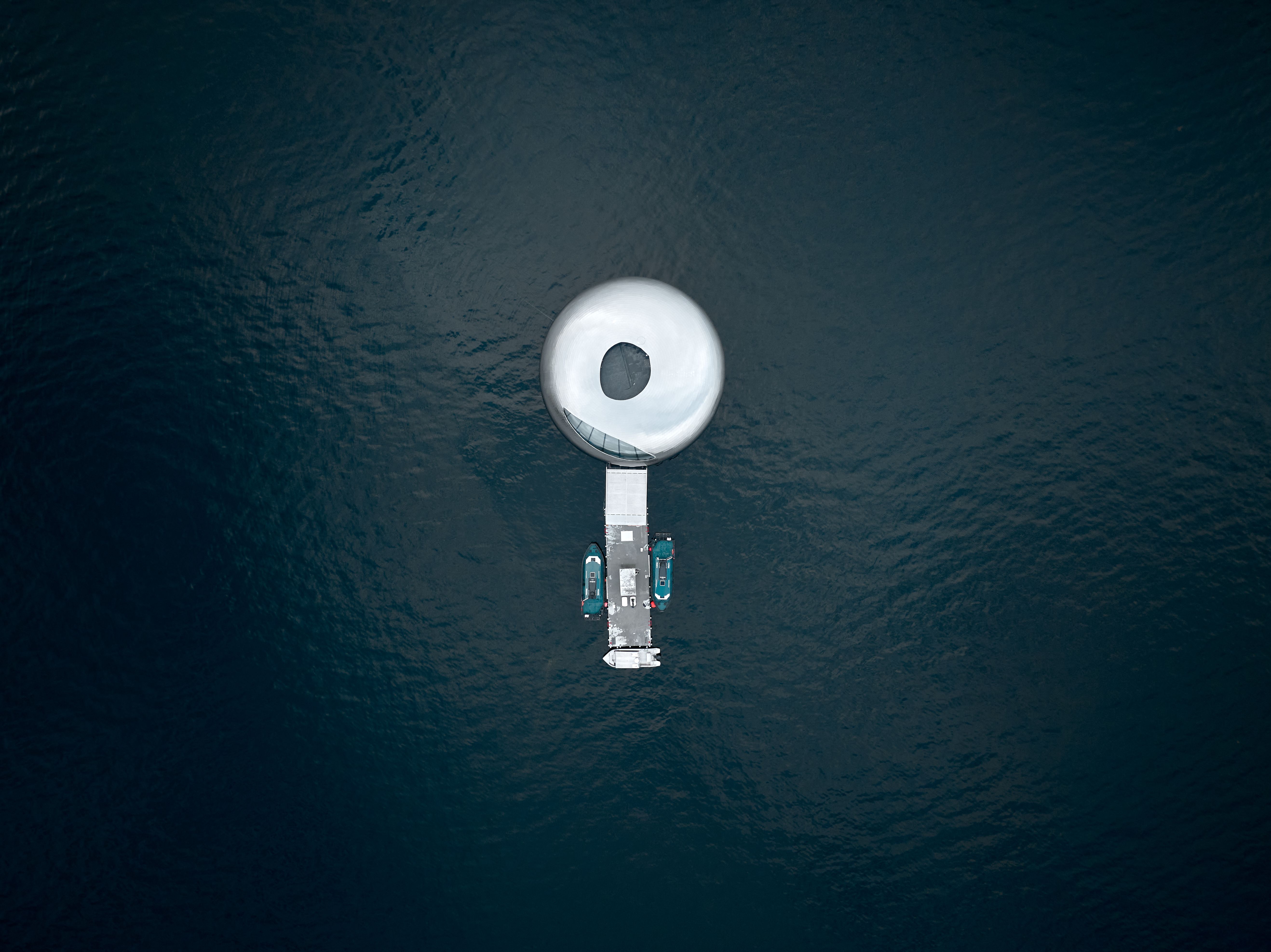 The Salmon Eye visitor centre in the Hardangerfjord