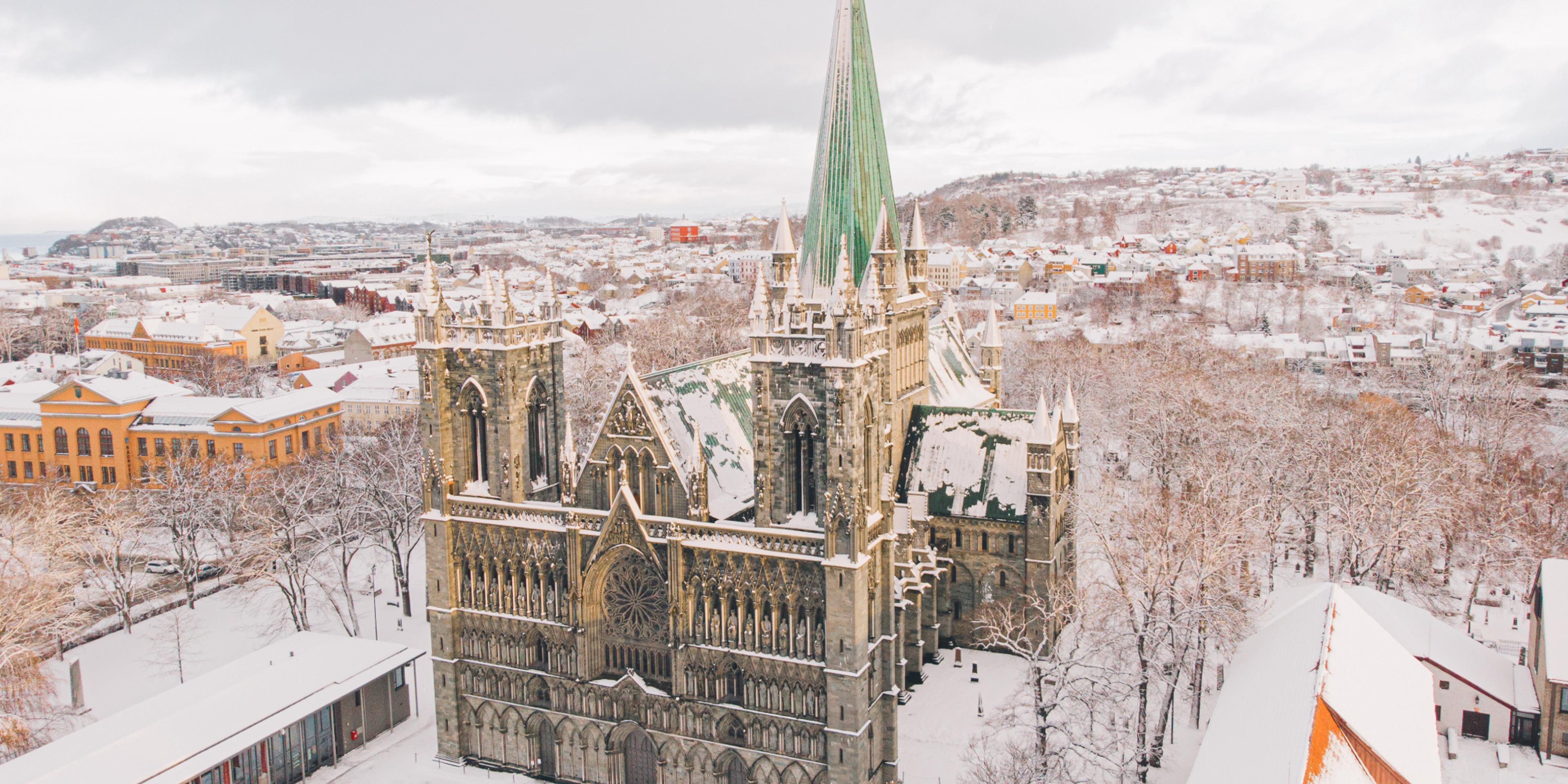 The Nidarosdomen cathedral in Trondheim, Trøndelag