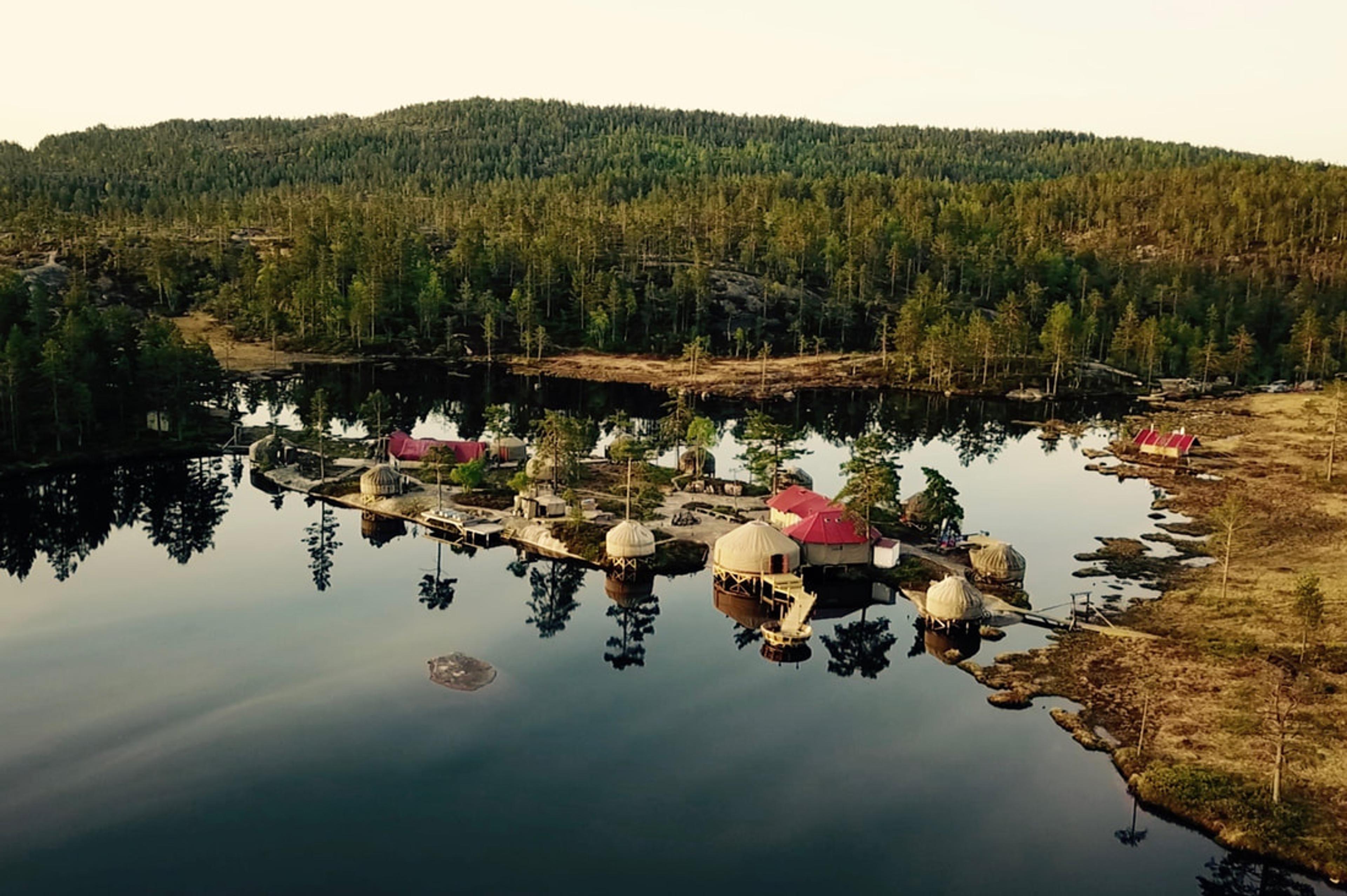 Go glamping at Canvas Hotel in Nissedal in Telemark, Eastern Norway
