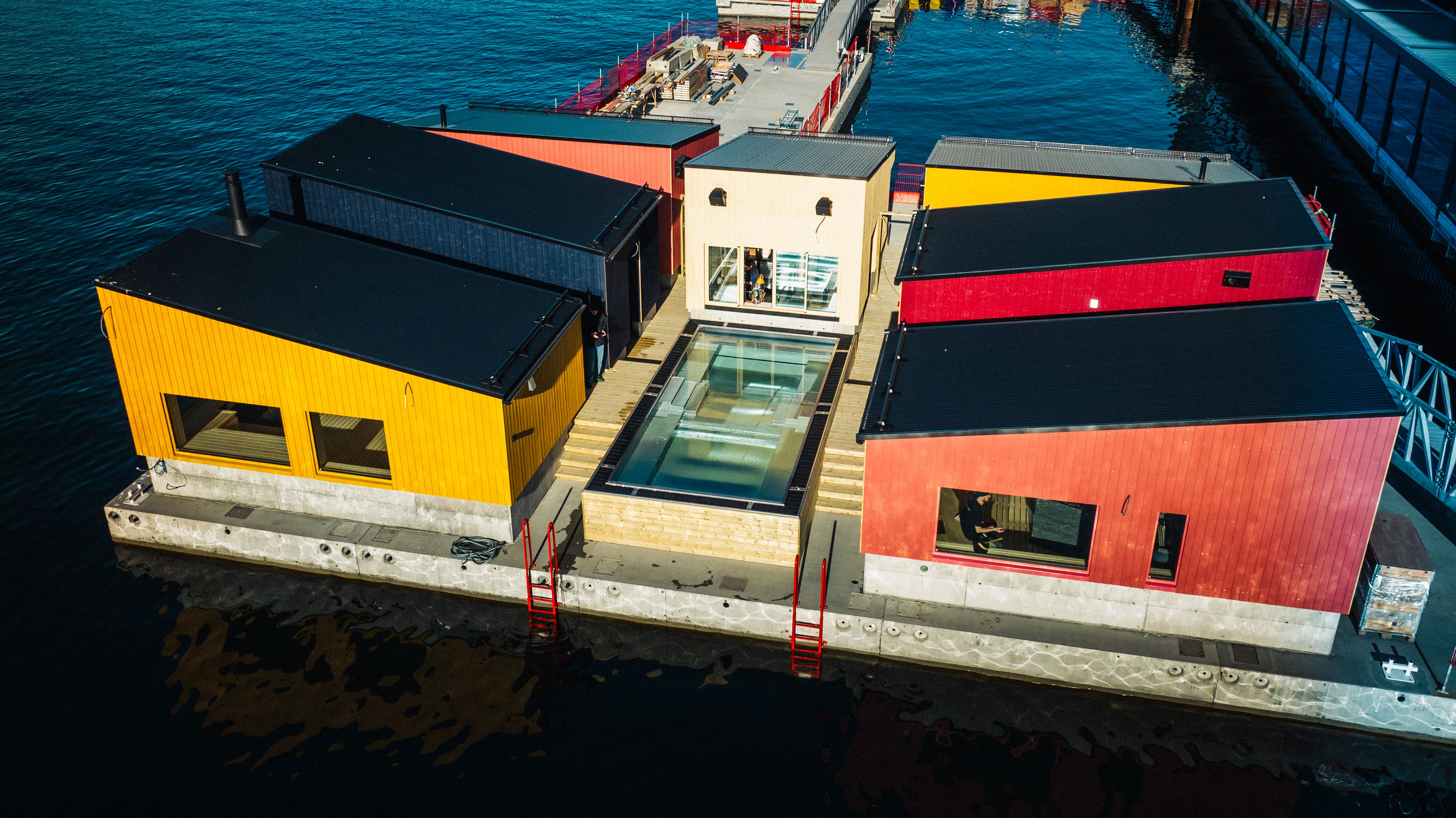 Hot and Salty - Bodø’s floating sauna village by the sea