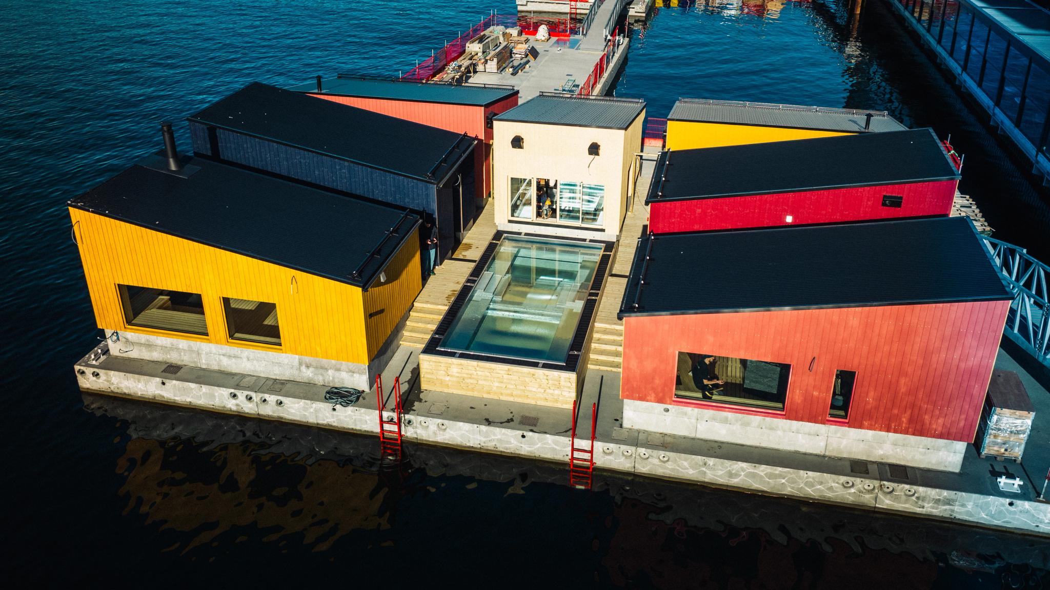 Hot and Salty - Bodø’s floating sauna village by the sea