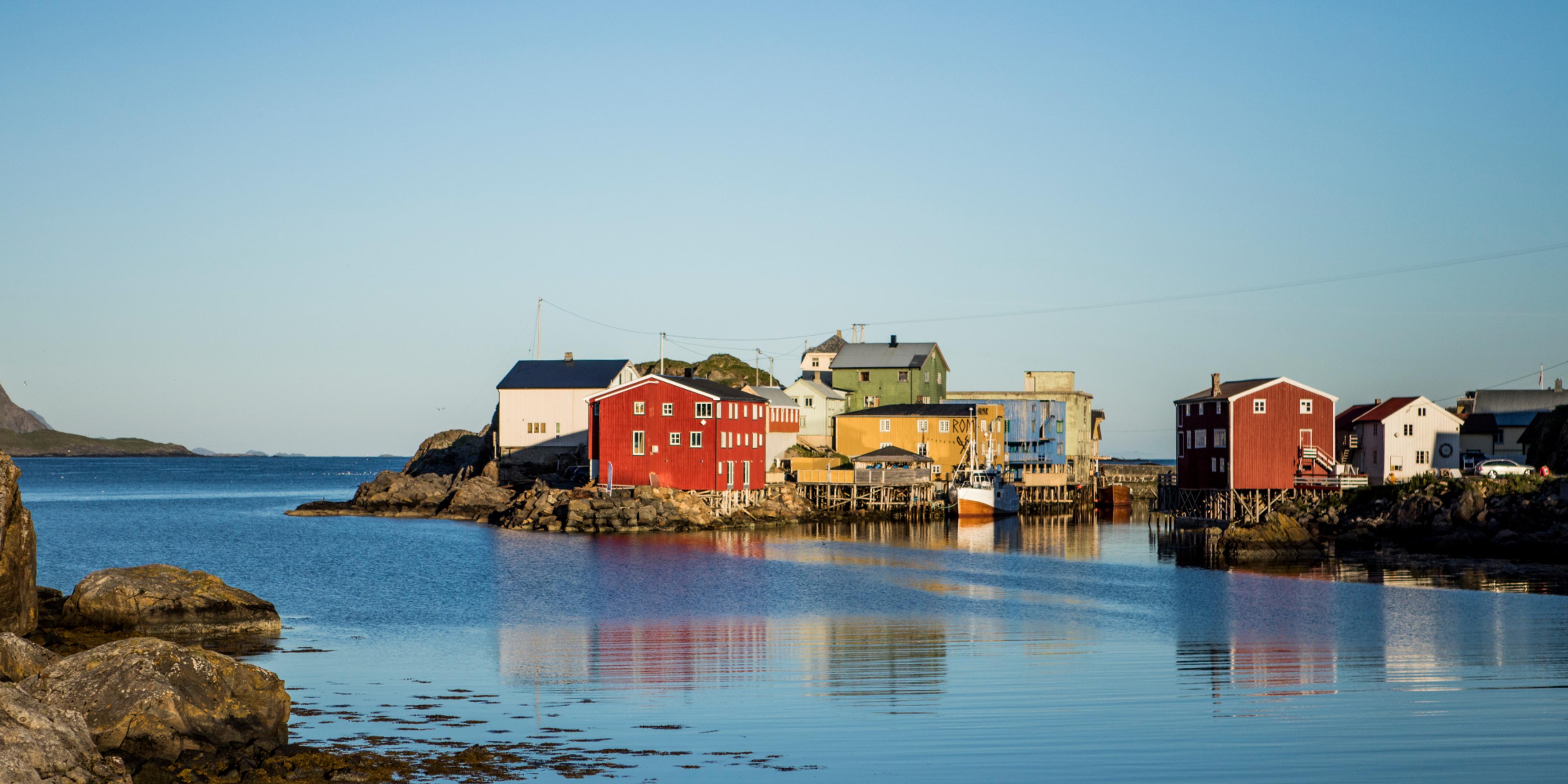 The fishing village Nyksund in Vesterålen in Northern Norway