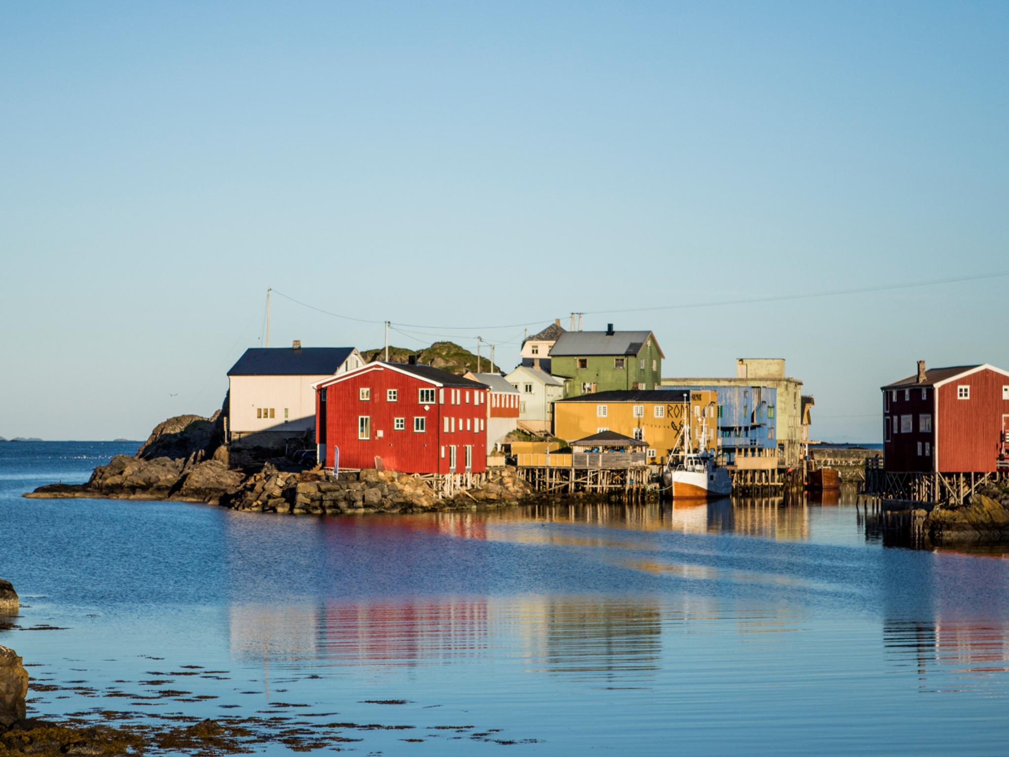 The fishing village Nyksund in Vesterålen in Northern Norway