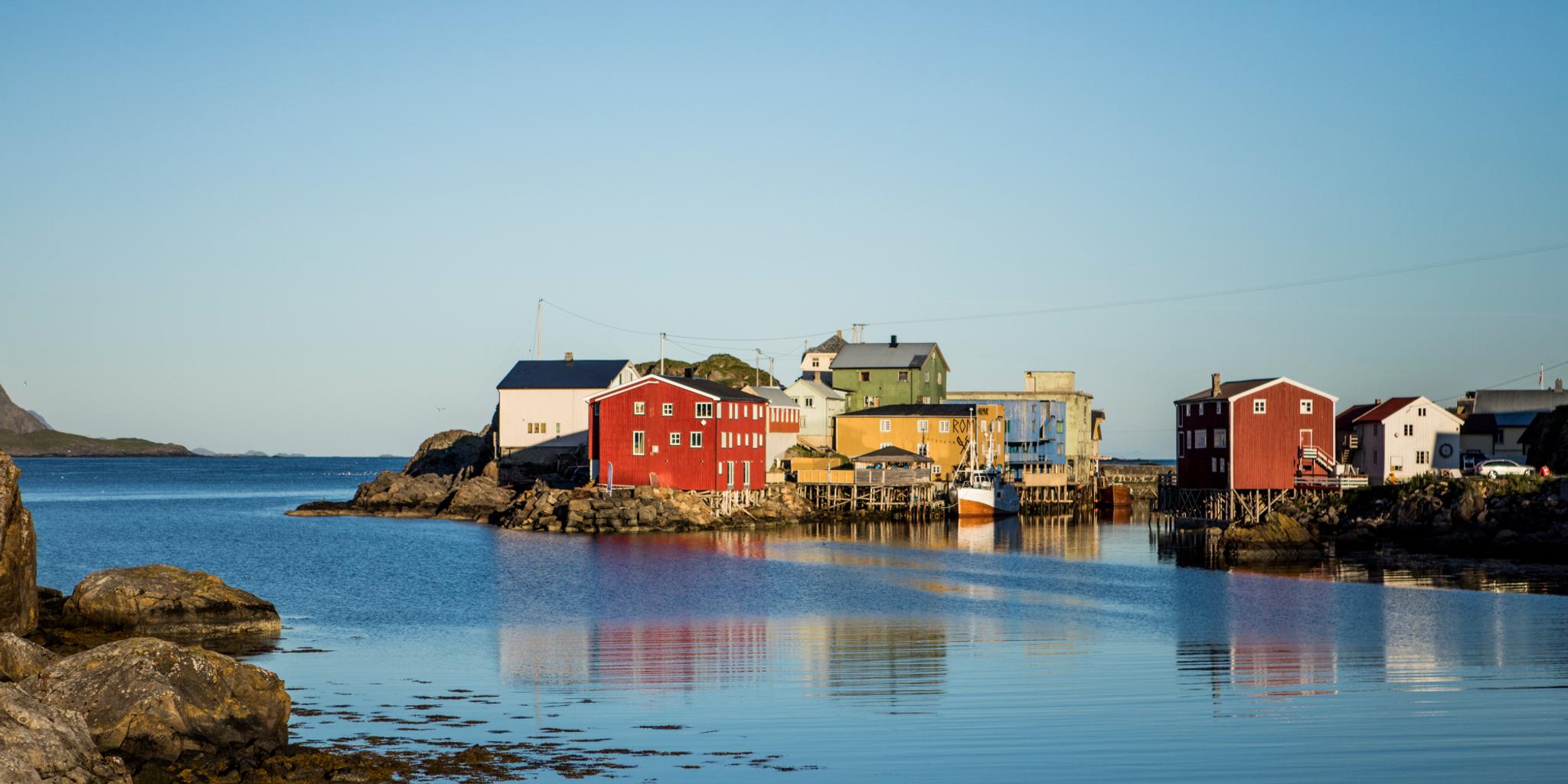The fishing village Nyksund in Vesterålen in Northern Norway